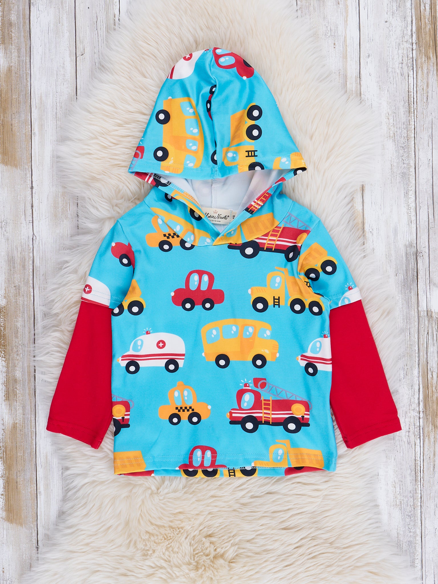 Blue Emergency Services Shirt - Marie Nicole Clothing