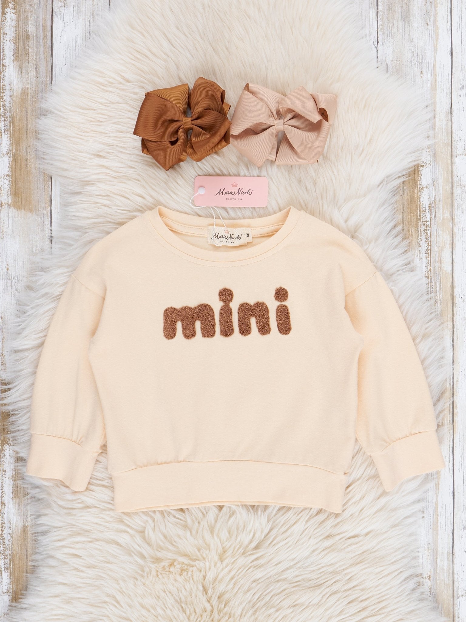 Tan & Brown "Mini" Shirt - Marie Nicole Clothing