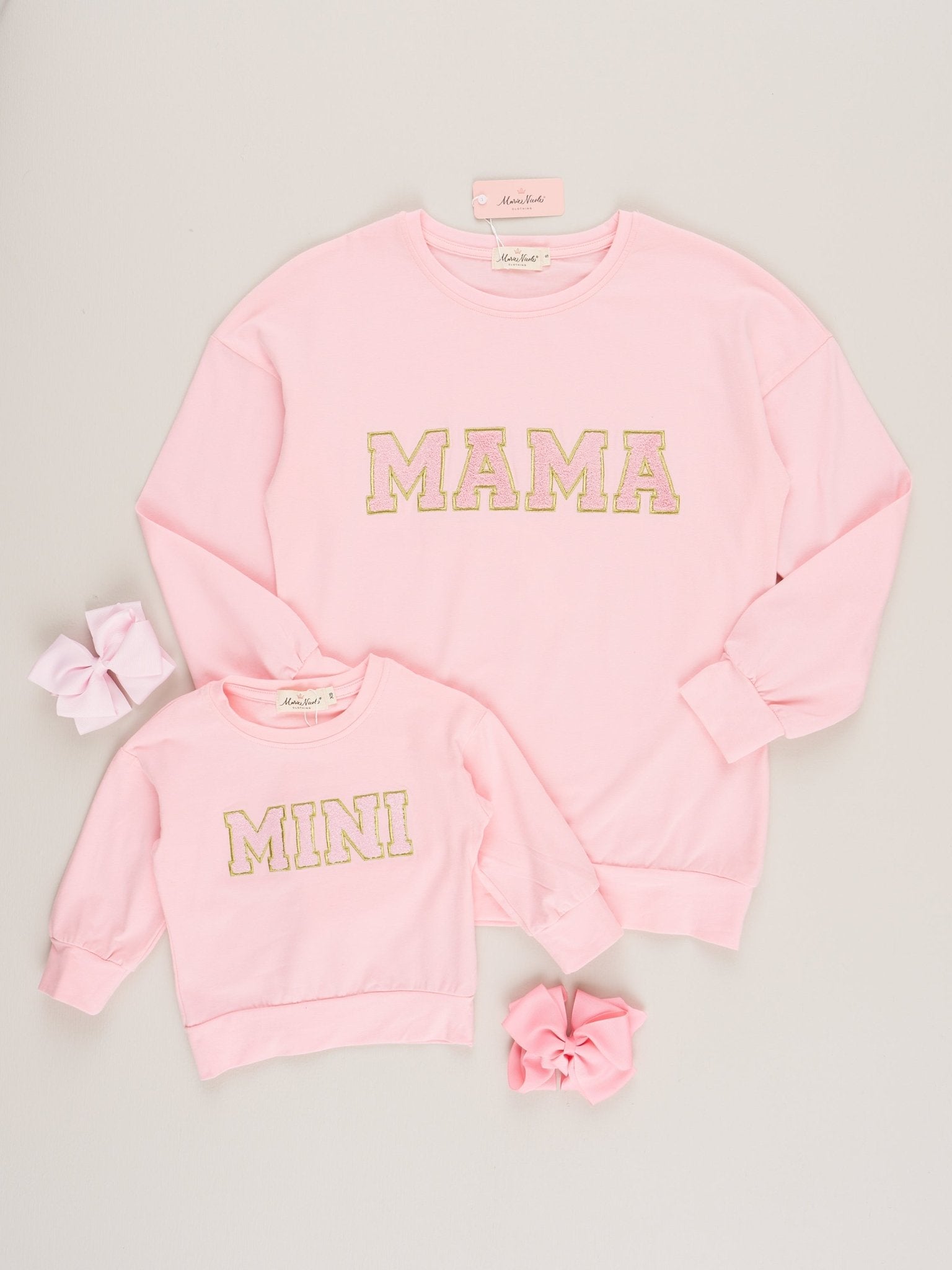 Mom & Me Pink Mama/Mini Shirt - Marie Nicole Clothing
