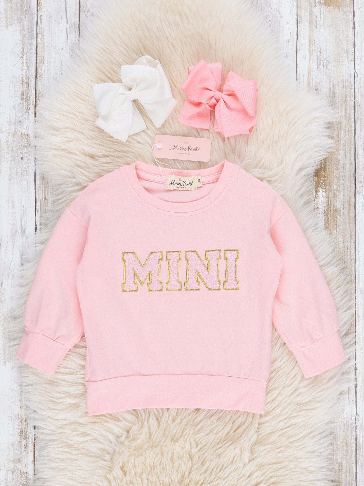 Mom & Me Pink Mama/Mini Shirt - Marie Nicole Clothing