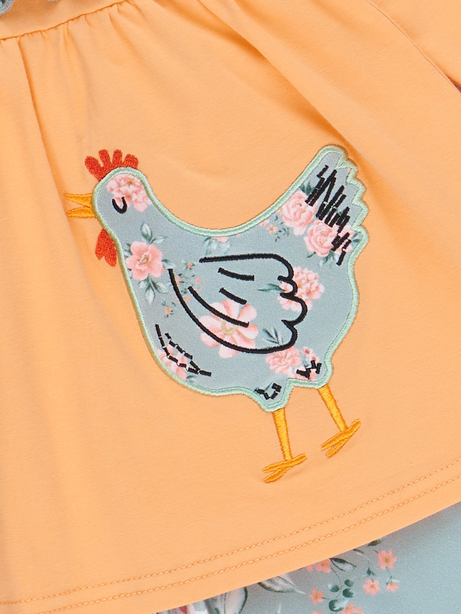 Farmhouse Floral Chick Outfit - Marie Nicole Clothing