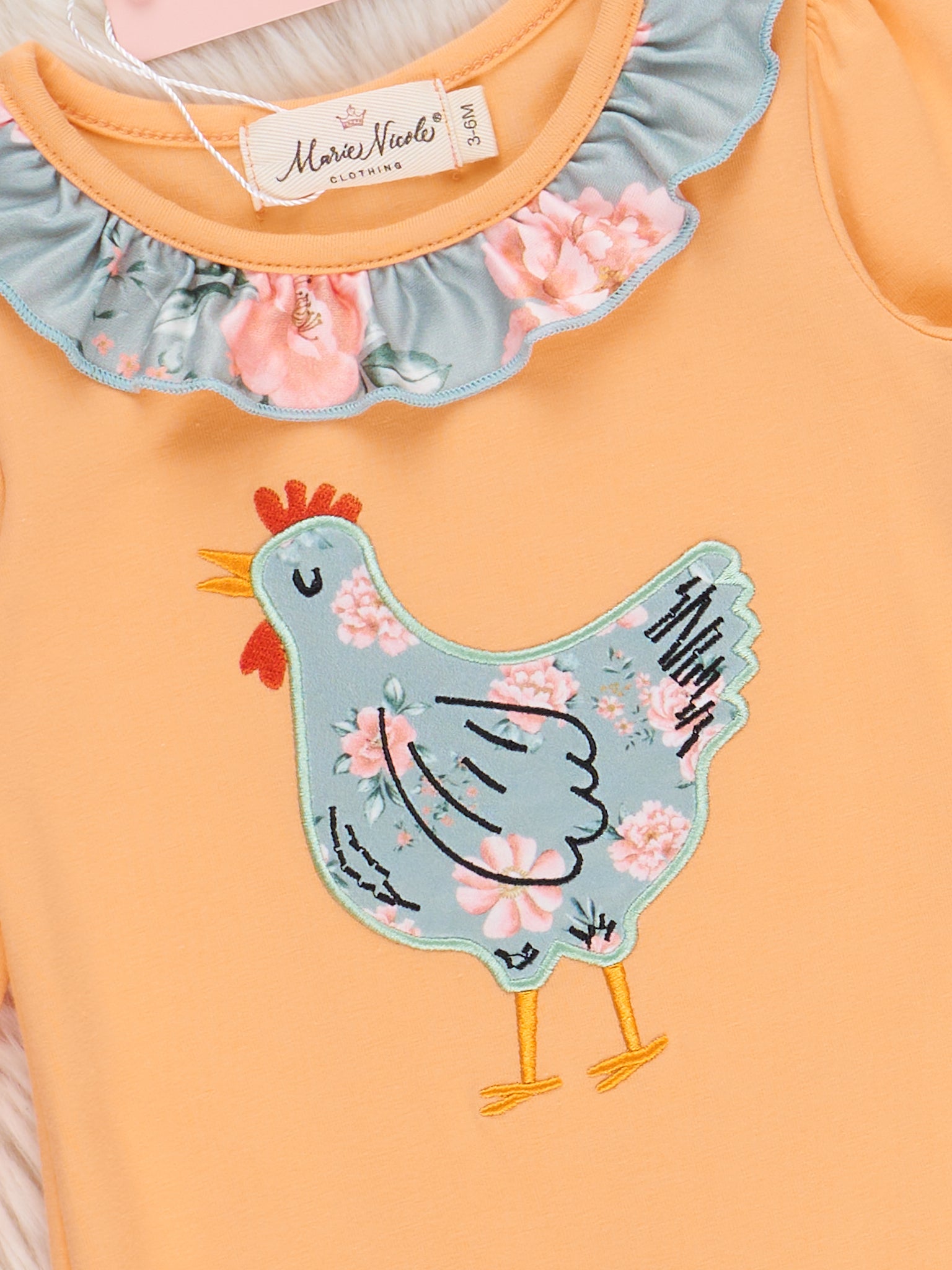 Farmhouse Floral Chick Romper - Marie Nicole Clothing