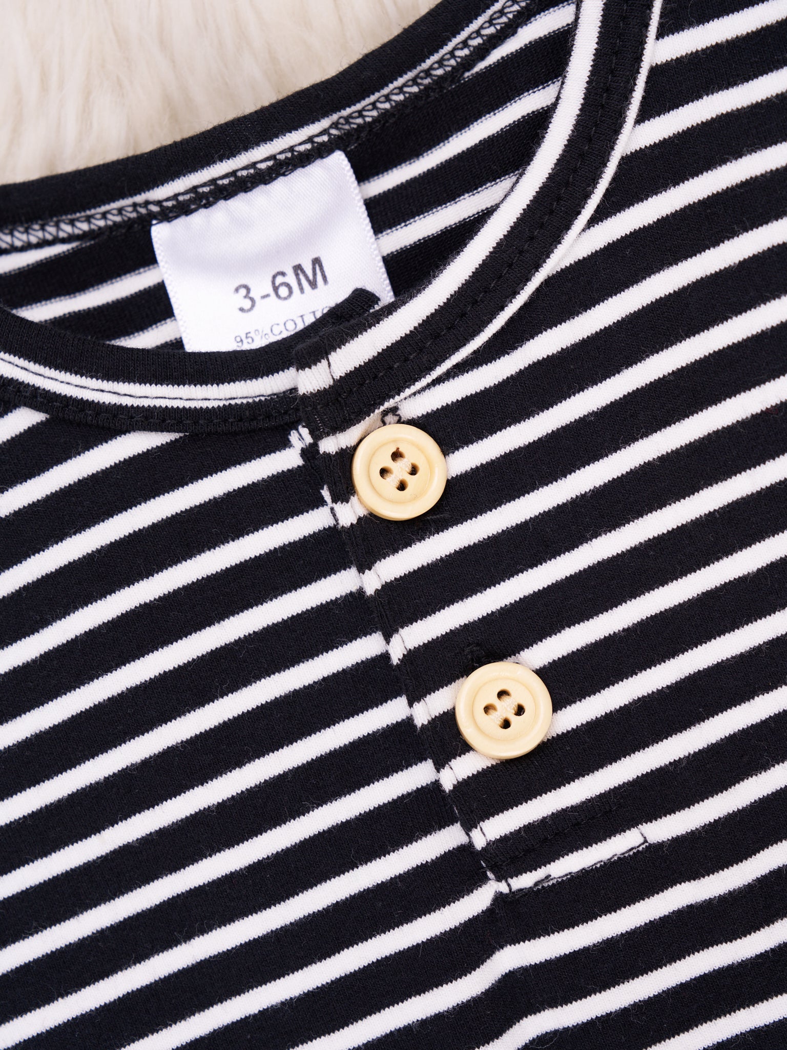 Black Striped Romper - Marie Nicole Clothing