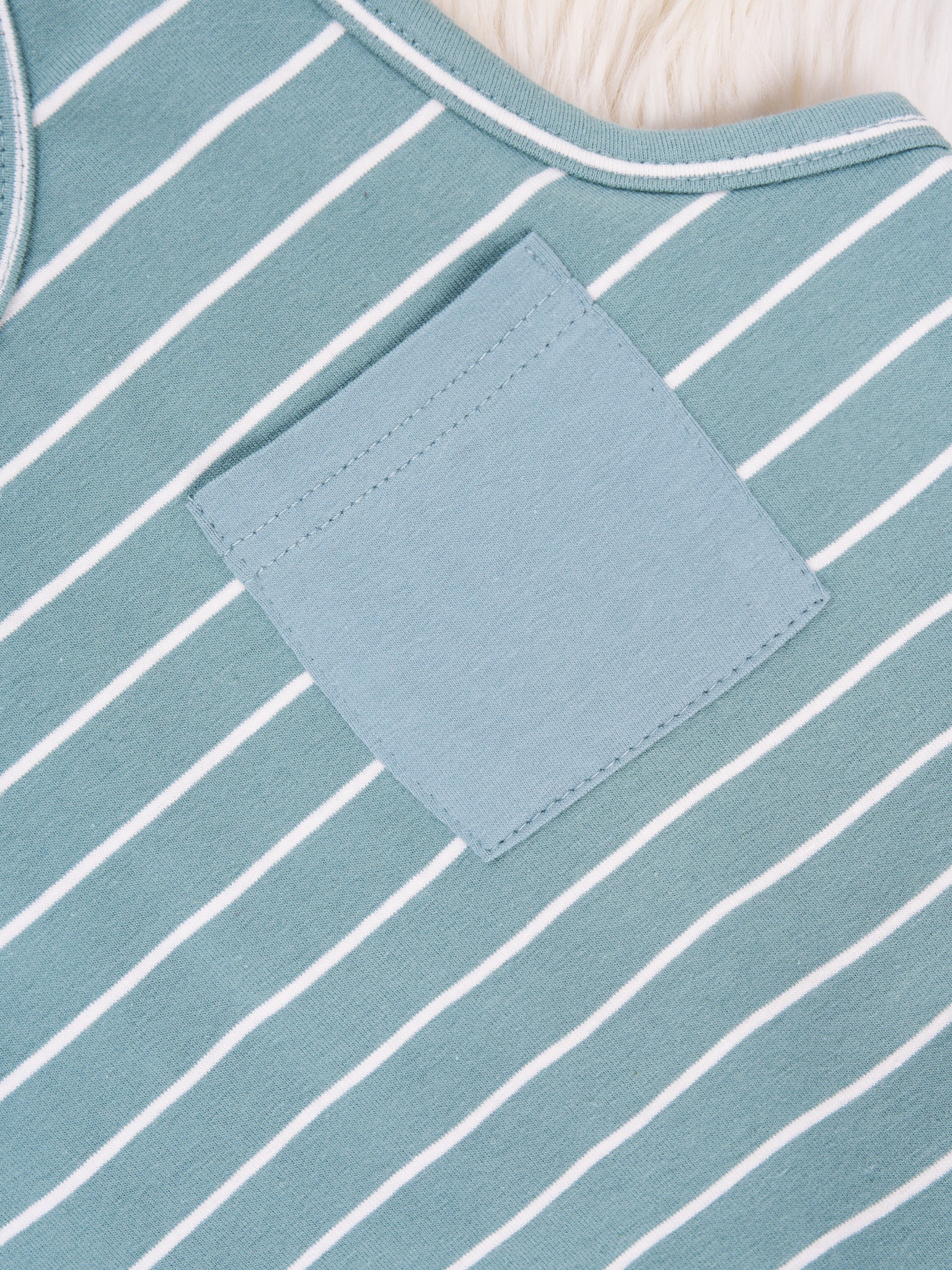 Striped Pocket Tank & Shorts Outfit - Marie Nicole Clothing