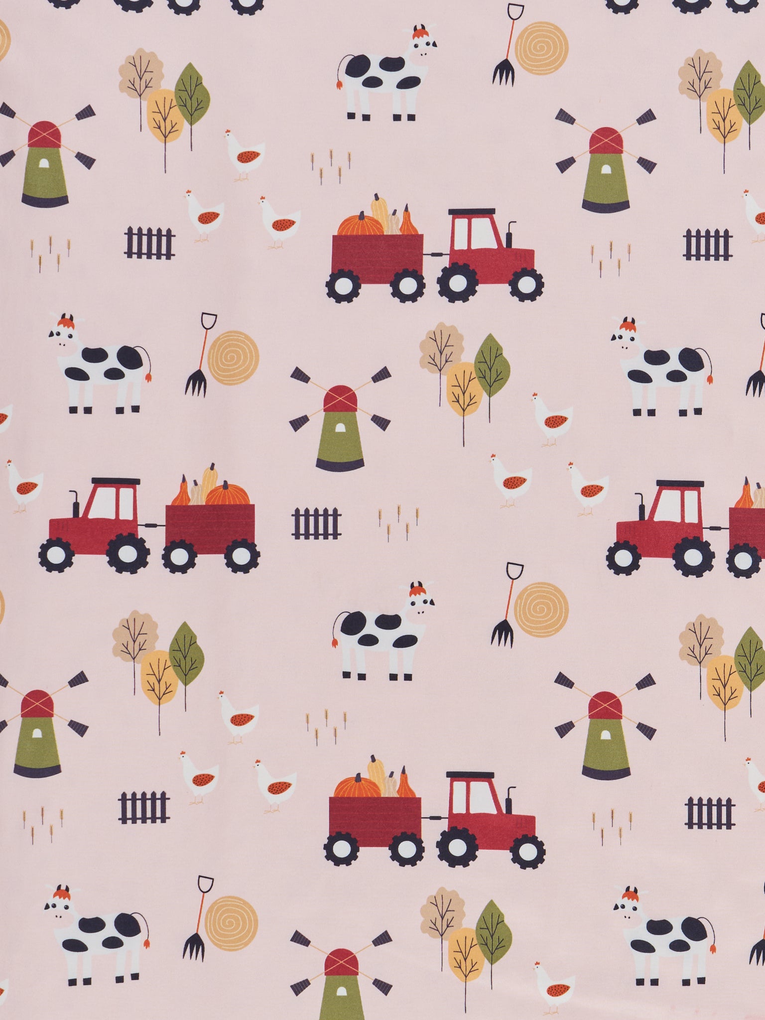 Yellow & Red Pumpkin Tractor Minky Blanket - Marie Nicole Clothing