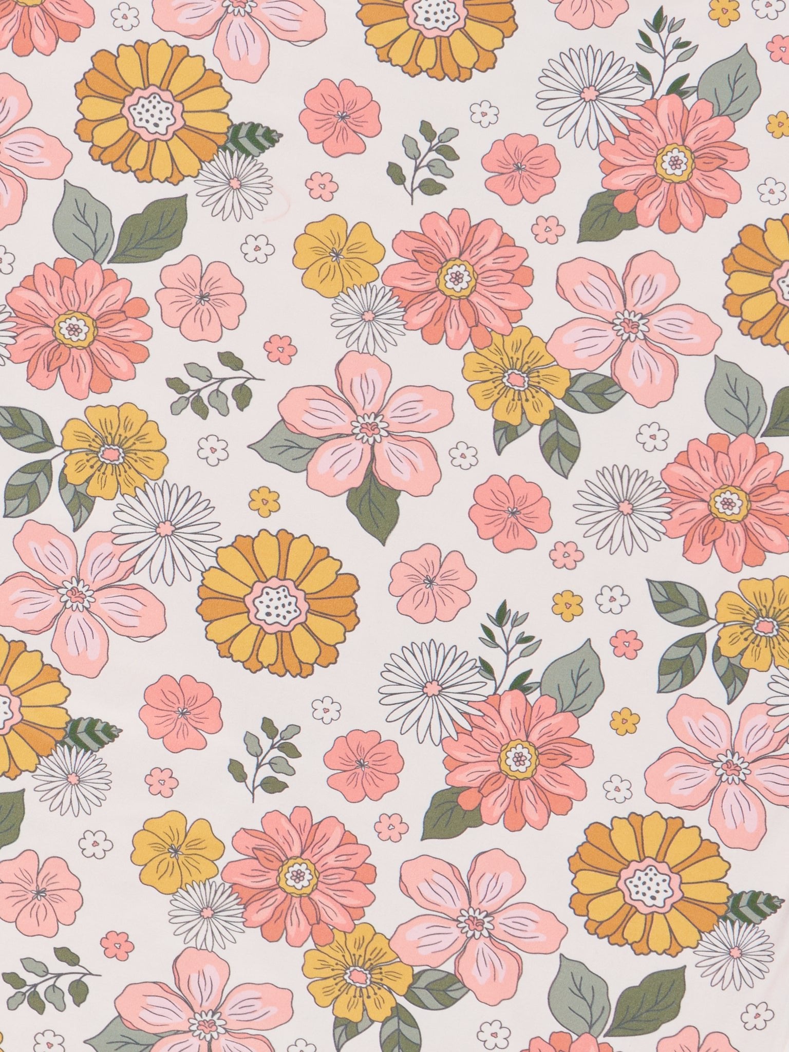 Pink Marigold Dreams Ruffle Minky Blanket - Marie Nicole Clothing
