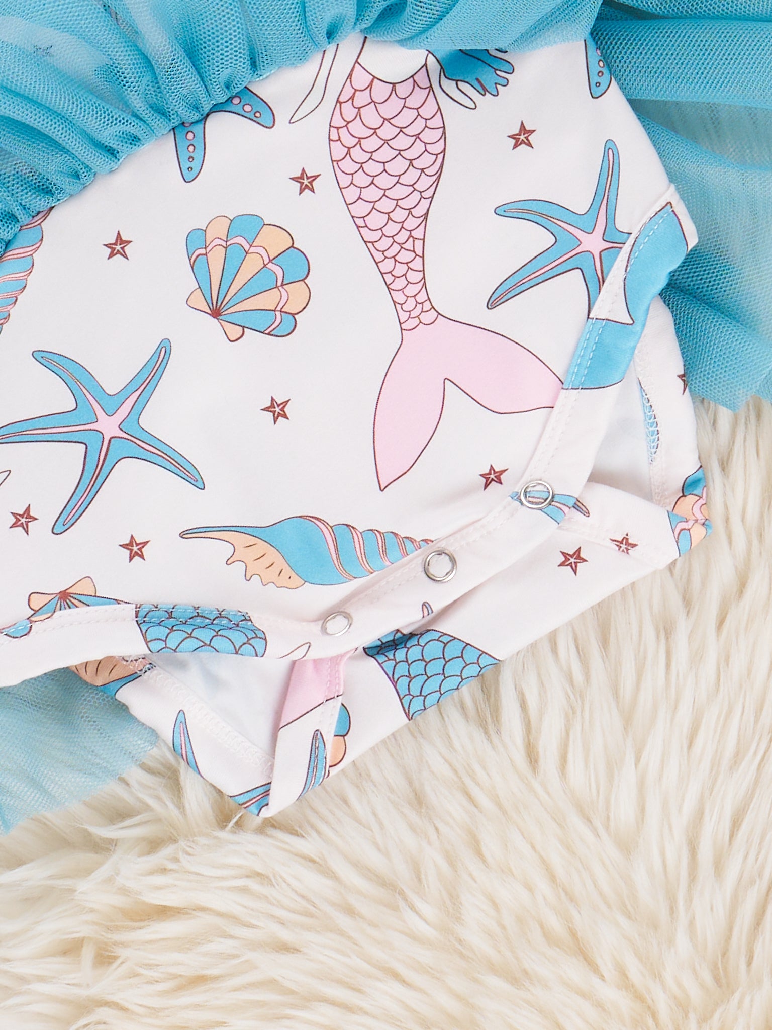 Mermaids & Seashells Bubble Romper - Marie Nicole Clothing