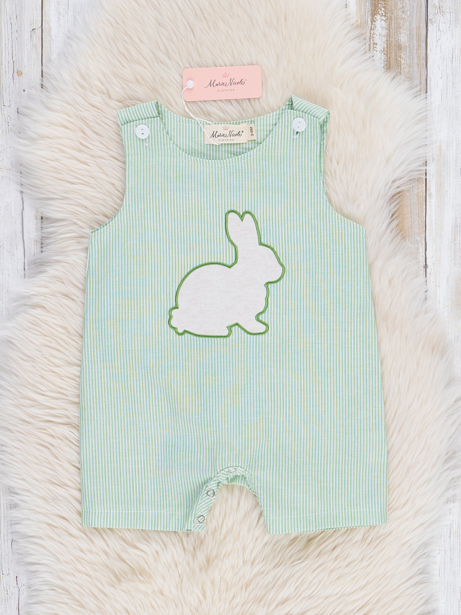 Green Bunny Johnny - Marie Nicole Clothing