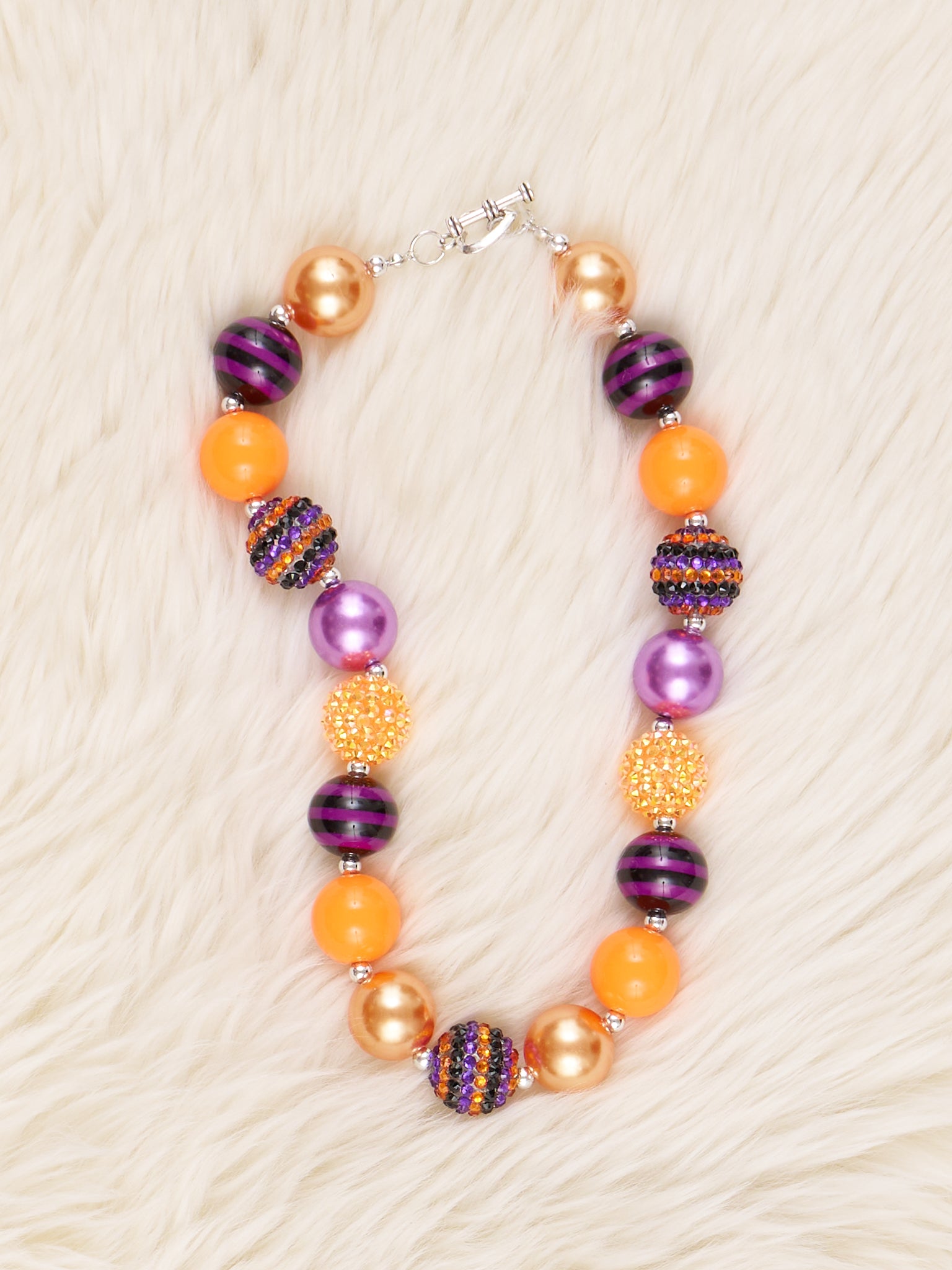 Sparkle Halloween Bubblegum Necklace - Marie Nicole Clothing