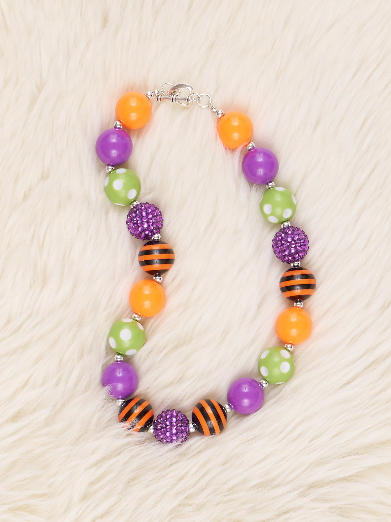 Sparkle Halloween Bubblegum Necklace - Marie Nicole Clothing