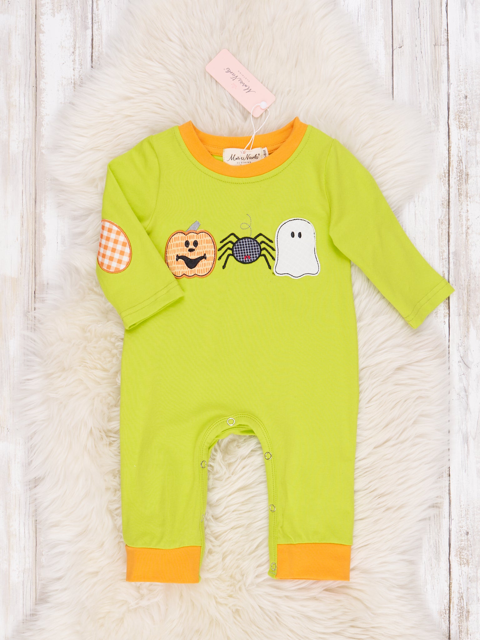 Spooky Nights Embroidered Rompers - Marie Nicole Clothing