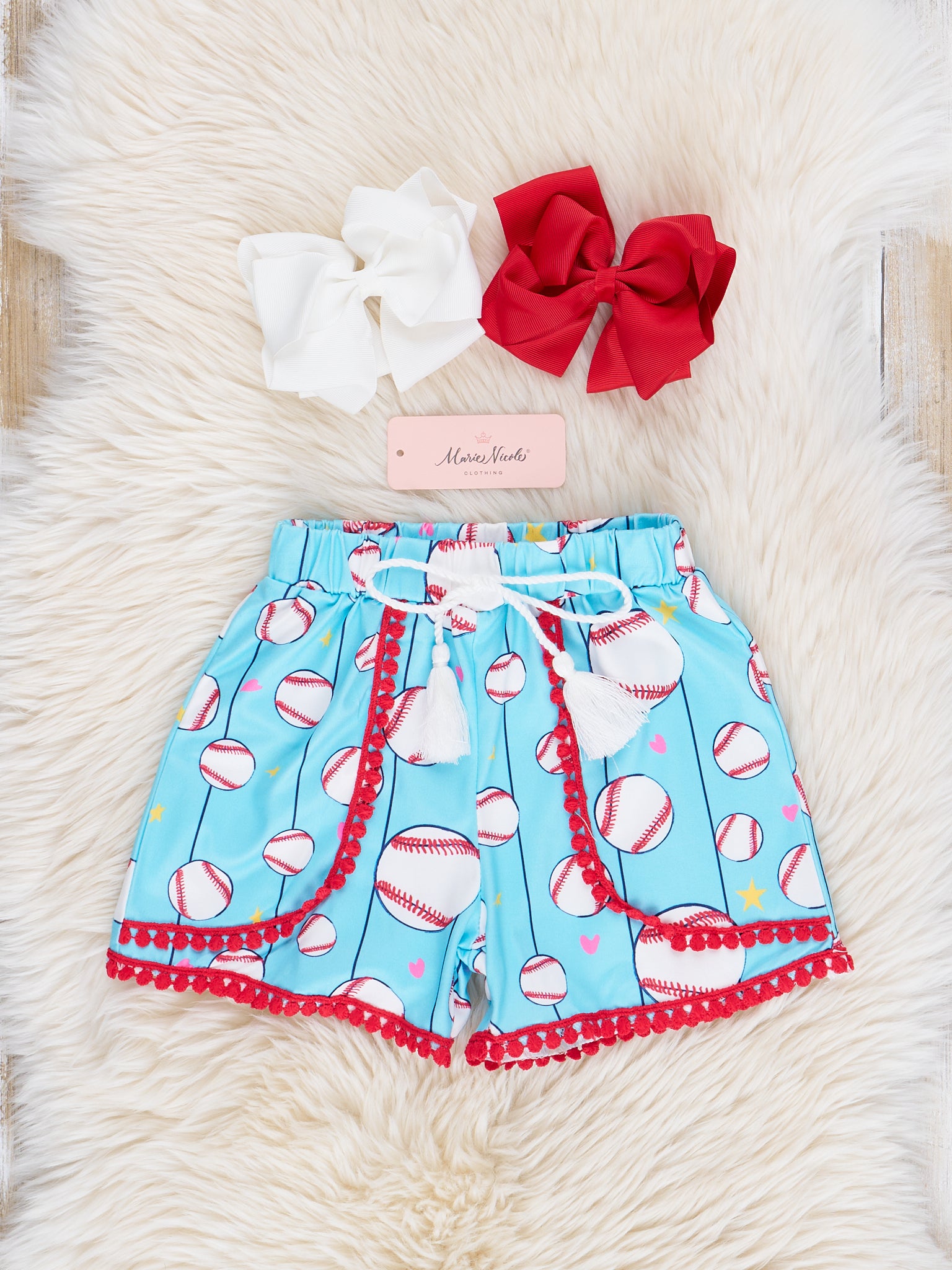 Baseball Vibes Ruffle Outfit - Marie Nicole Clothing
