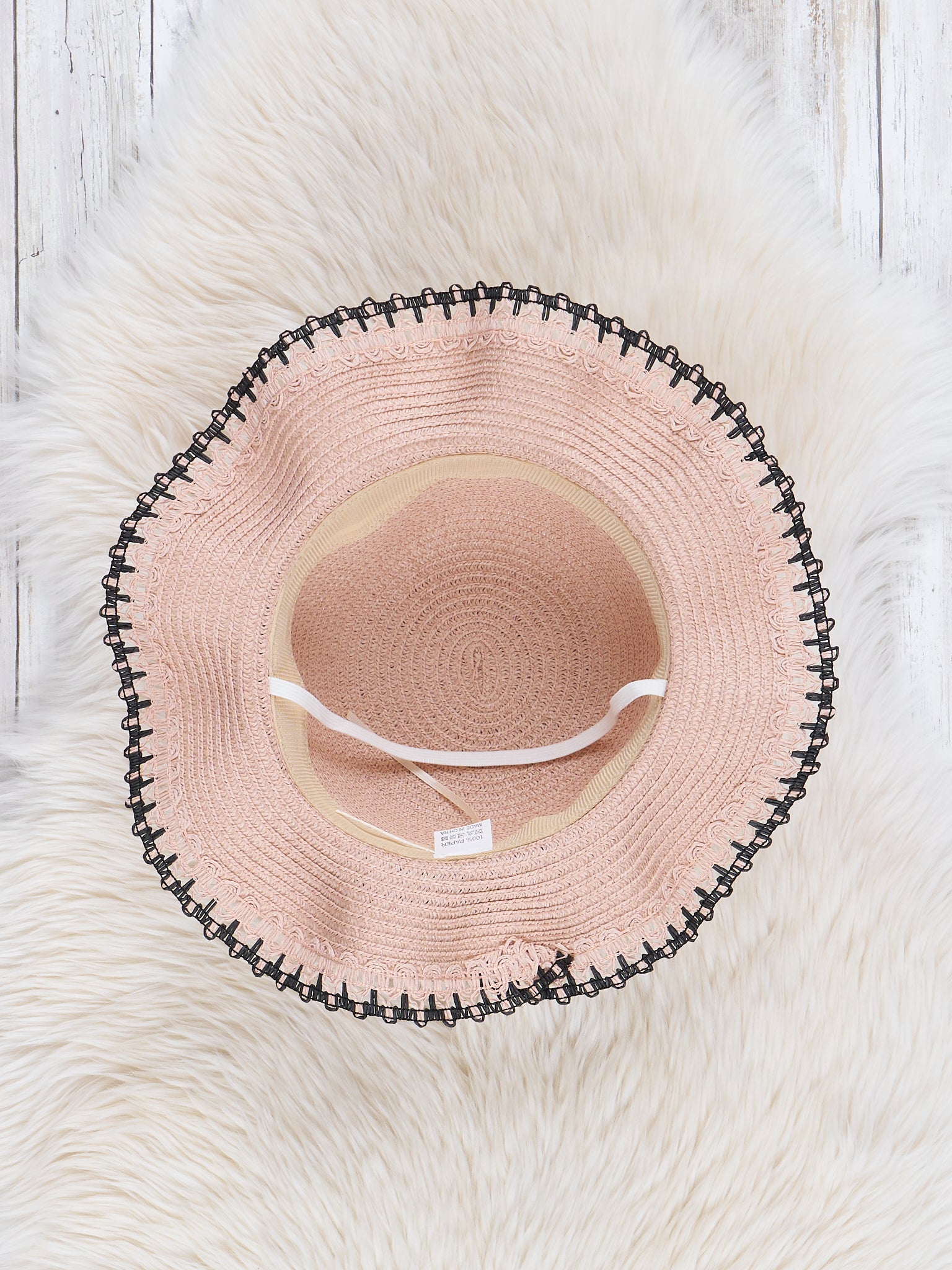 Pink Ruffle Sun Hat - Marie Nicole Clothing