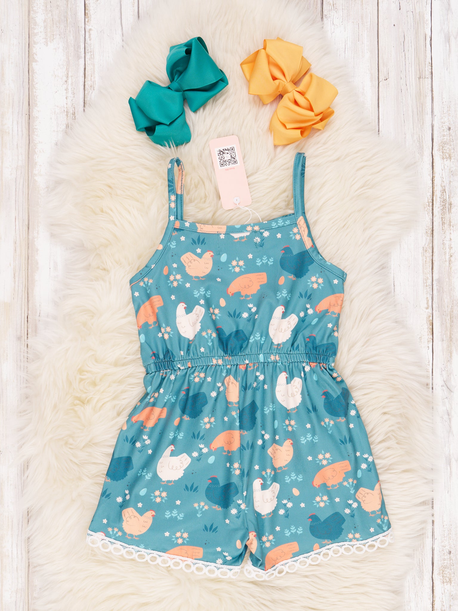 Summer Chickens Lace Jumpsuit - Marie Nicole Clothing