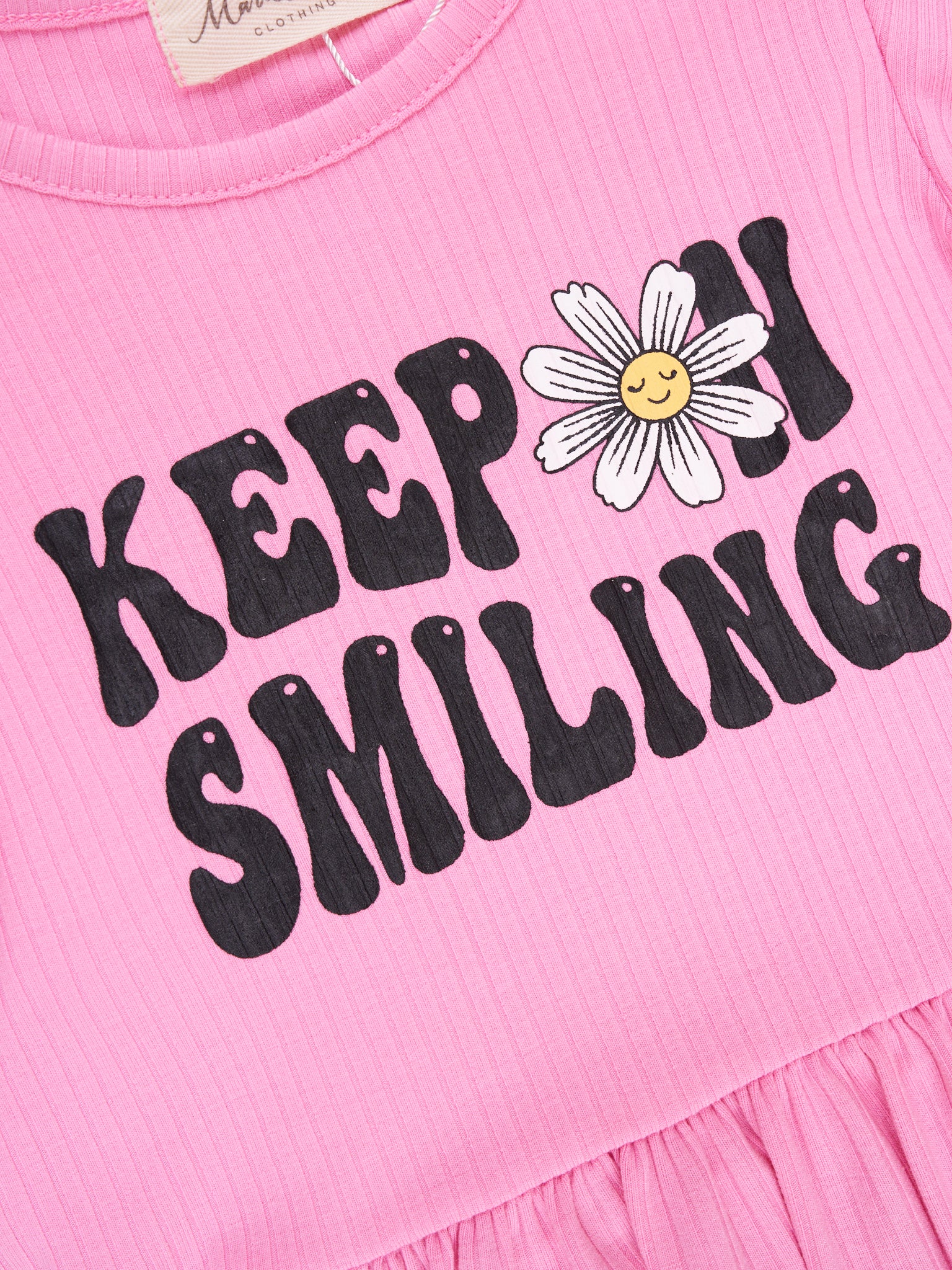 "Keep Smiling" Floral Ruffle Outfit - Marie Nicole Clothing