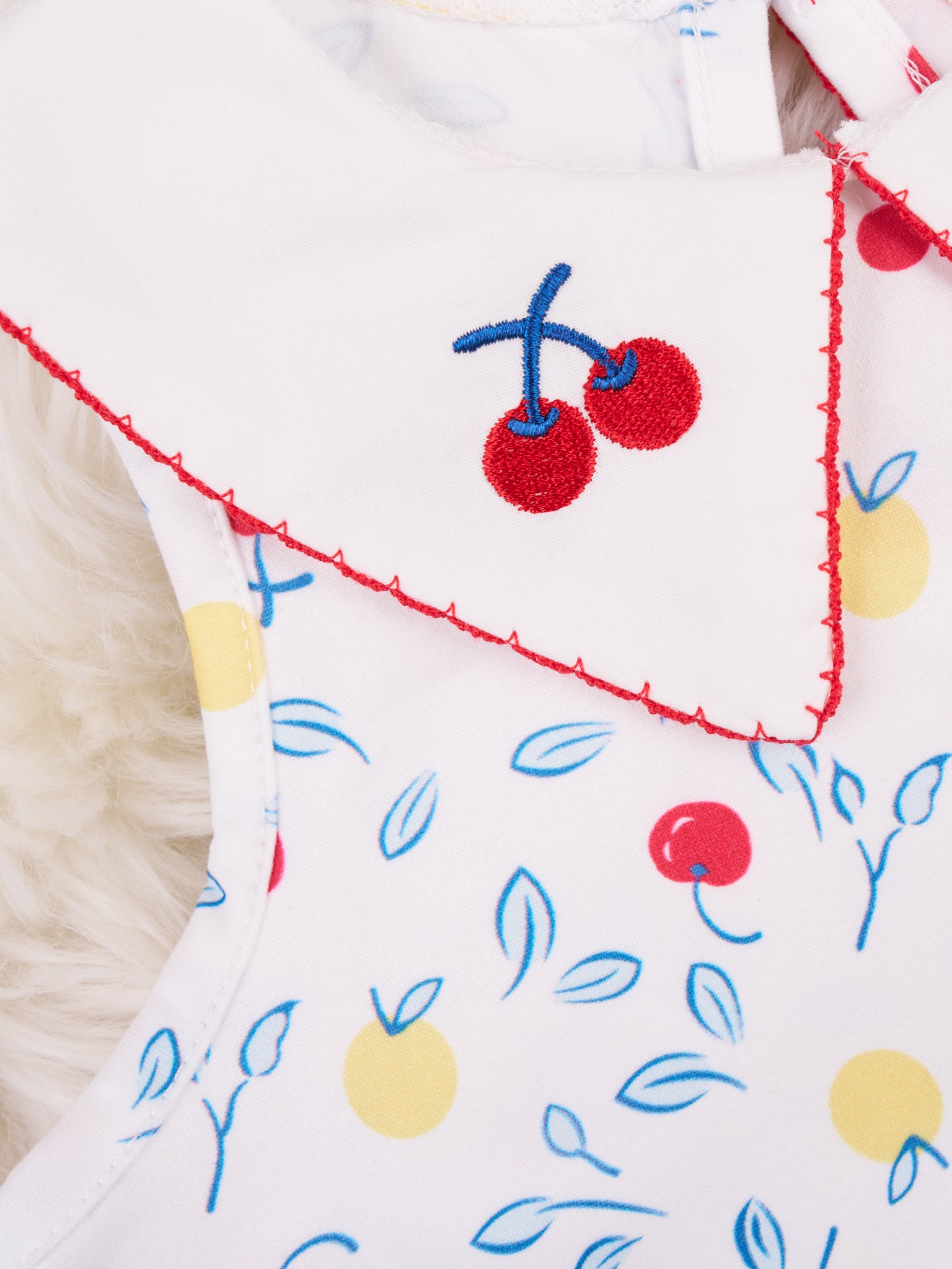 Lemons & Cherries Ruffle Outfit - Marie Nicole Clothing