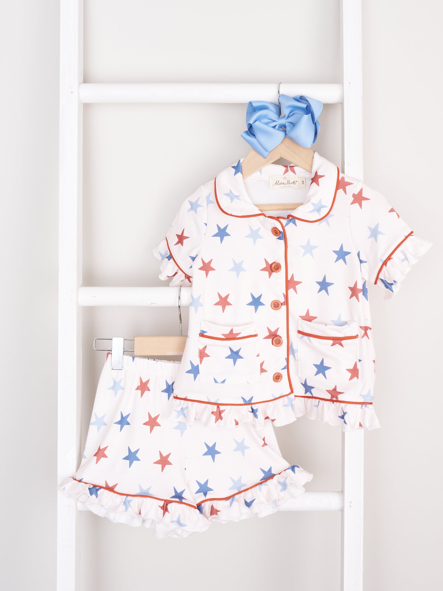 Patriotic Star Pajamas - Boys & Girls - Marie Nicole Clothing