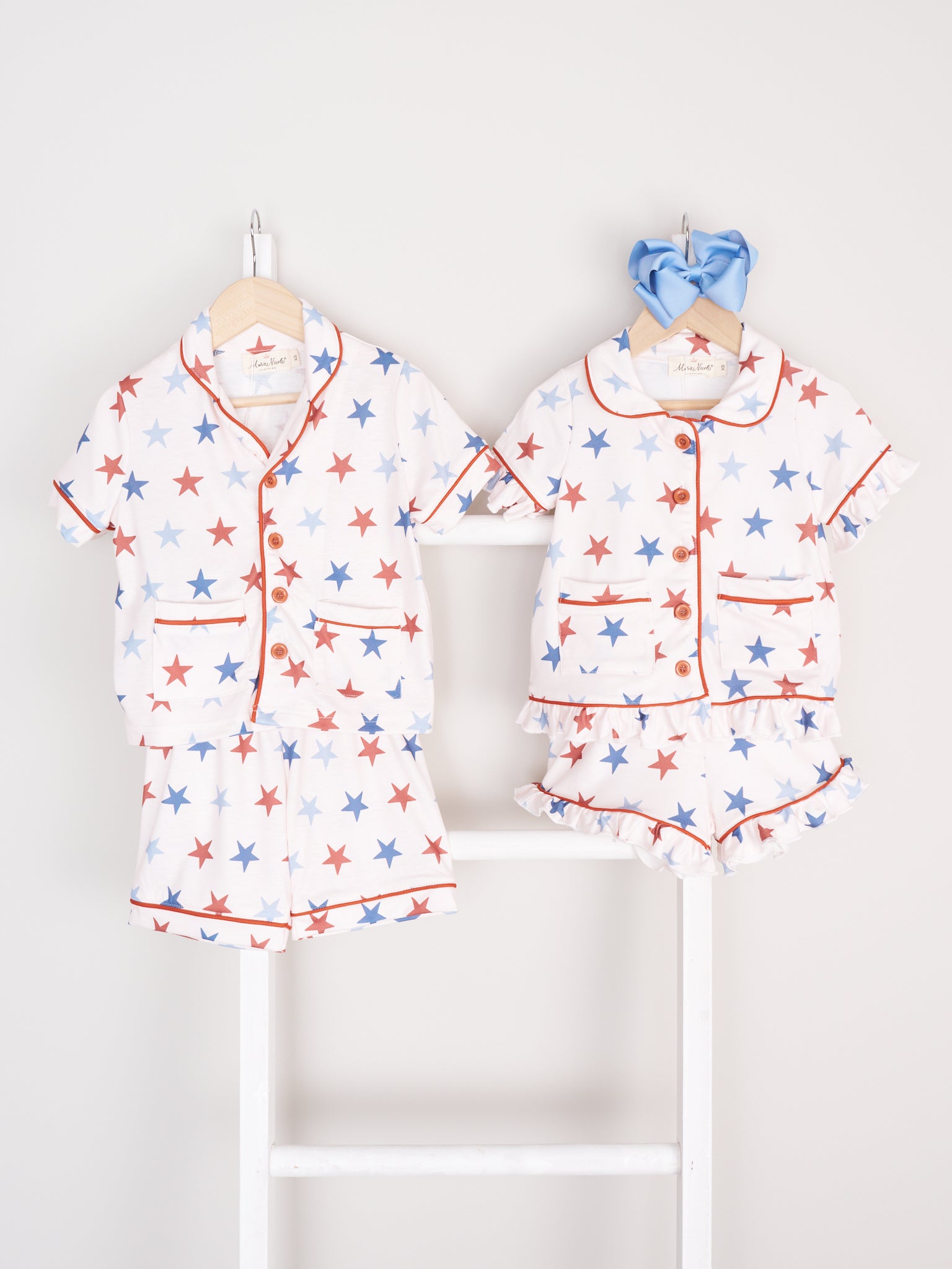 Patriotic Star Pajamas - Boys & Girls - Marie Nicole Clothing