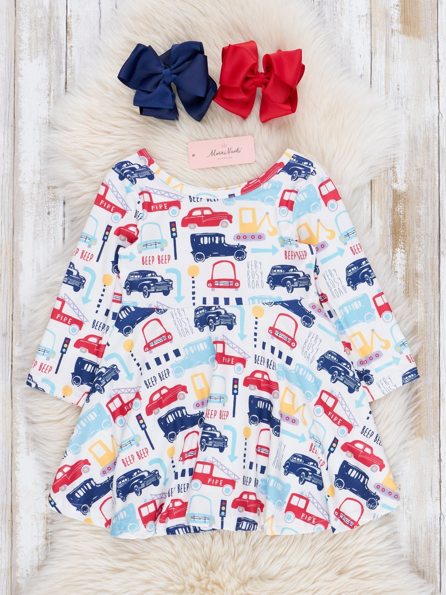 Blue Road Travelers Swing Dress - Marie Nicole Clothing