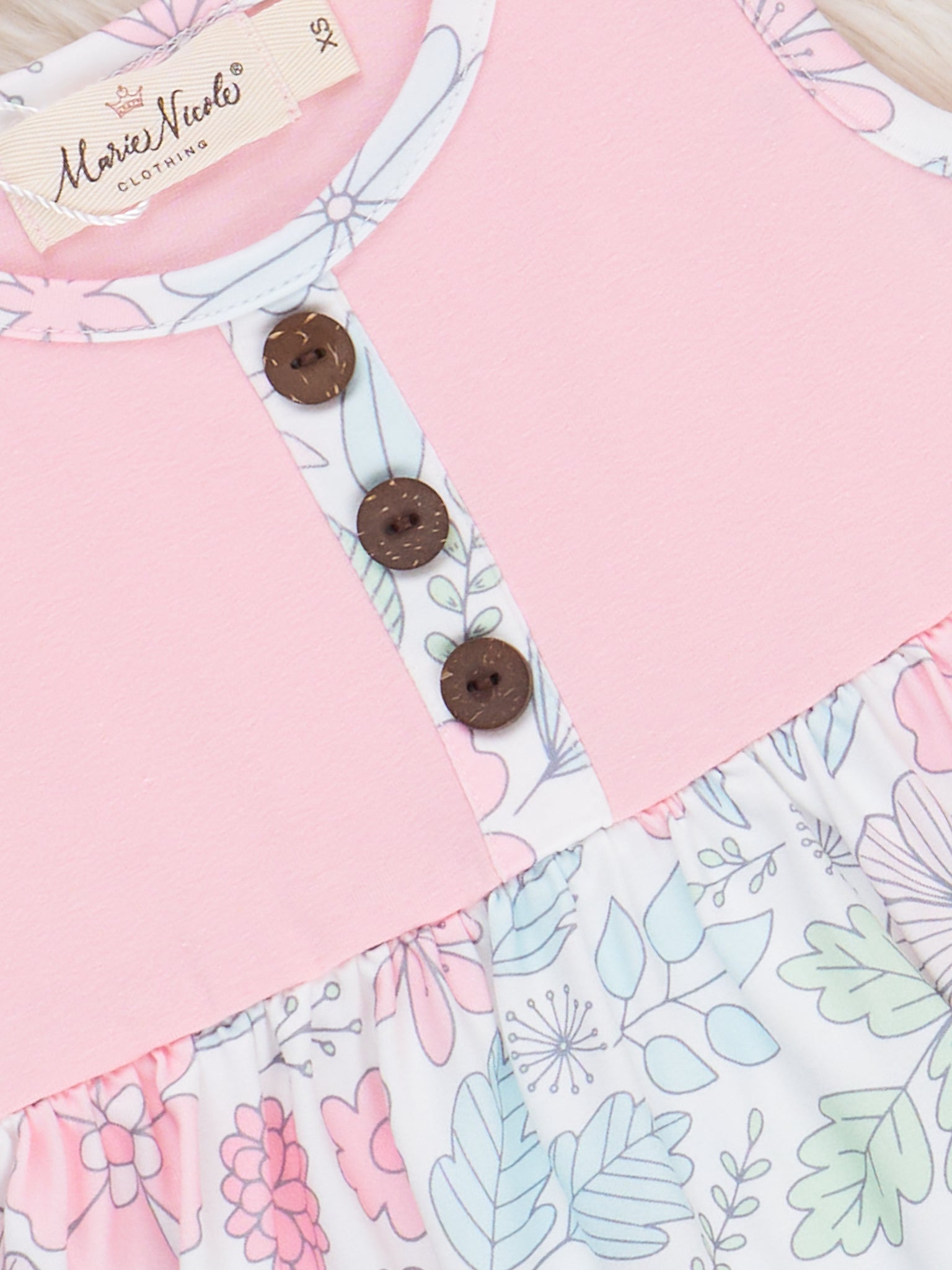 Sweet Wildflowers Gingham Outfit - Marie Nicole Clothing