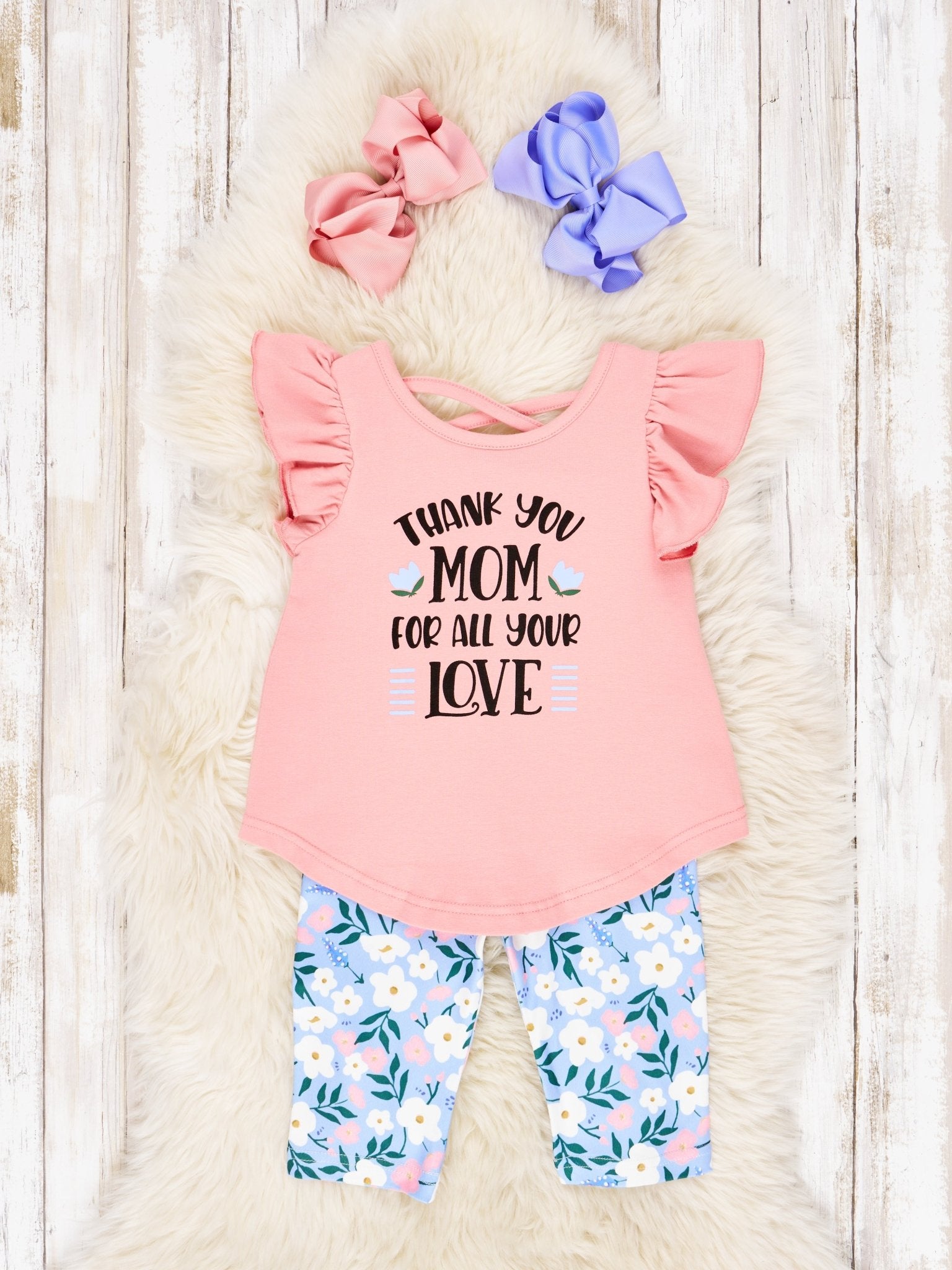 "Thank You Mom" Capri Outfit - Marie Nicole Clothing