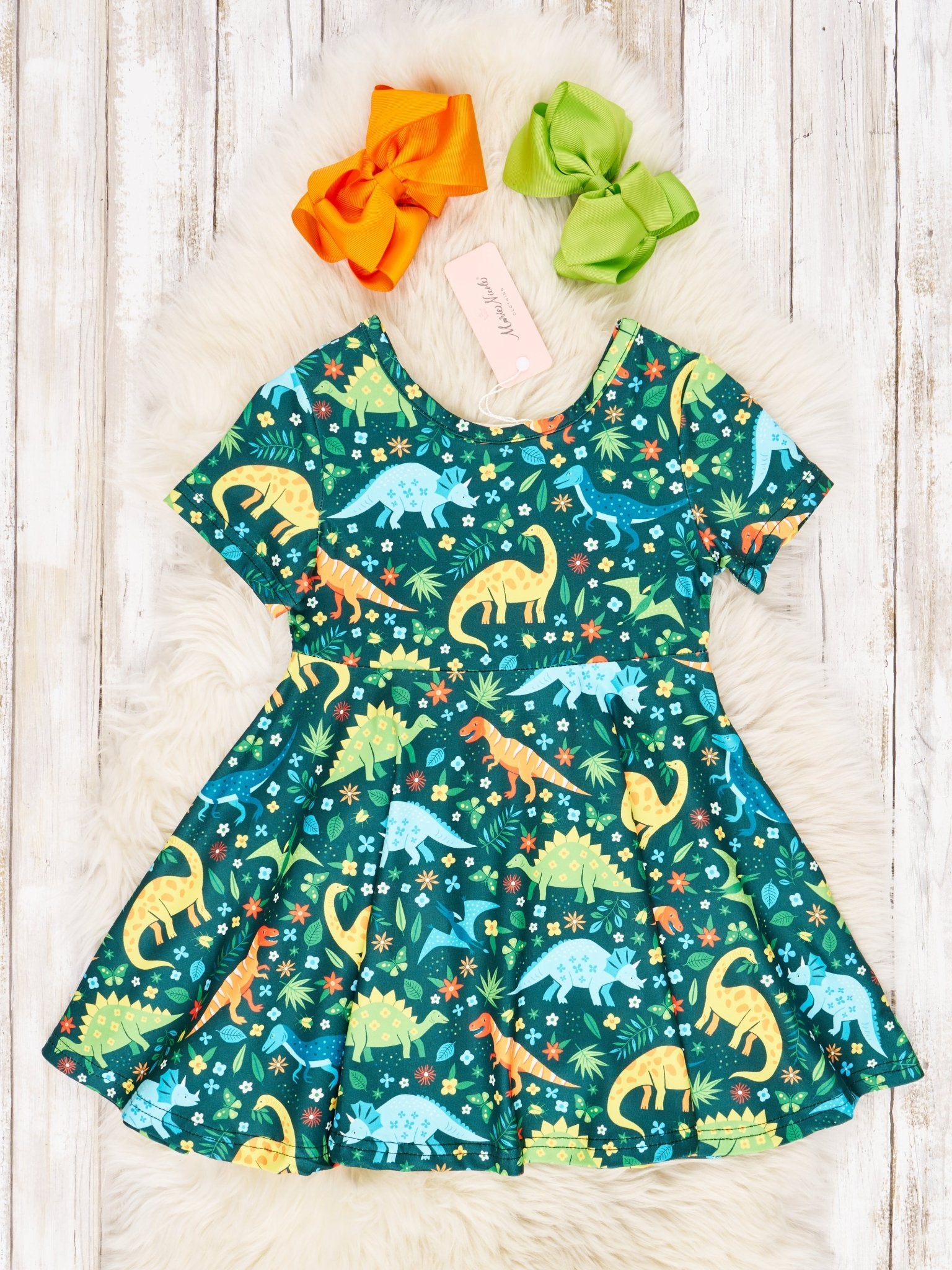 Jurassic Jungle Swing Dress - Marie Nicole Clothing