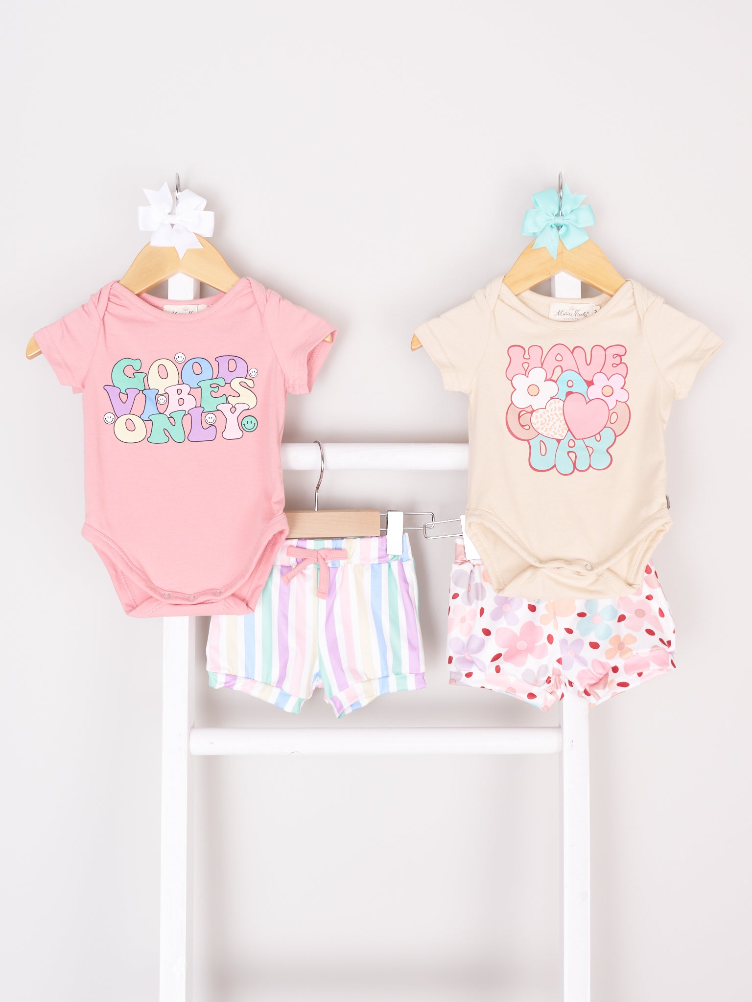 Baby Onesie Bloomers Outfit - Marie Nicole Clothing
