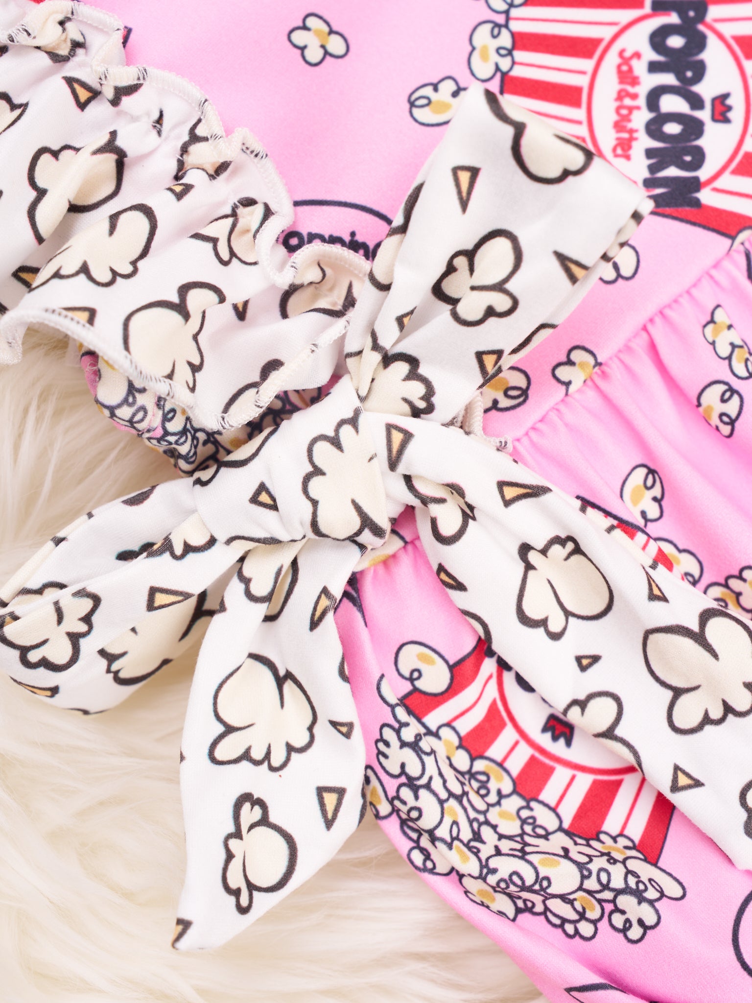 Popcorn Bucket Ruffle Romper - Marie Nicole Clothing