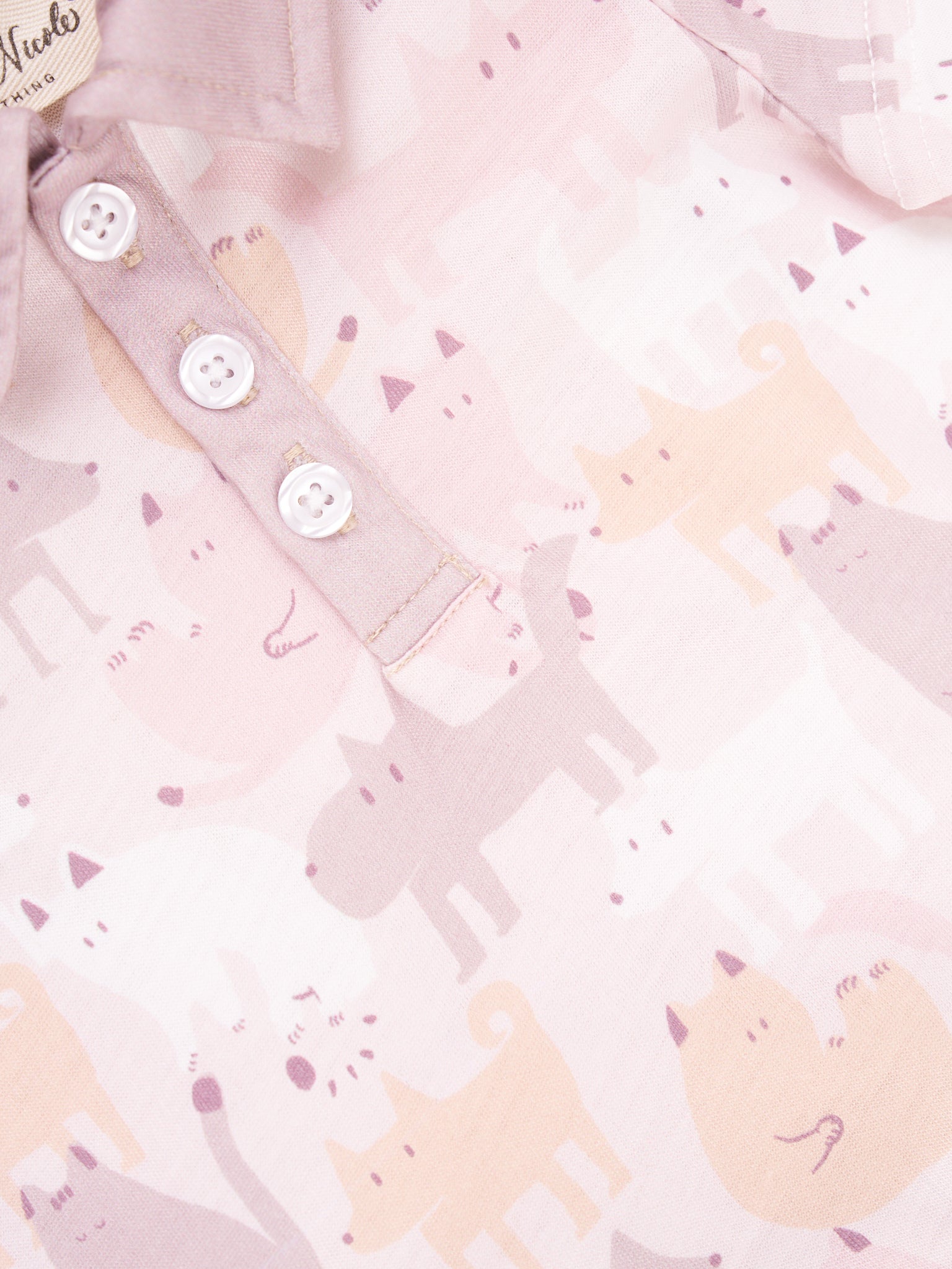 Animals Polo Romper - Marie Nicole Clothing