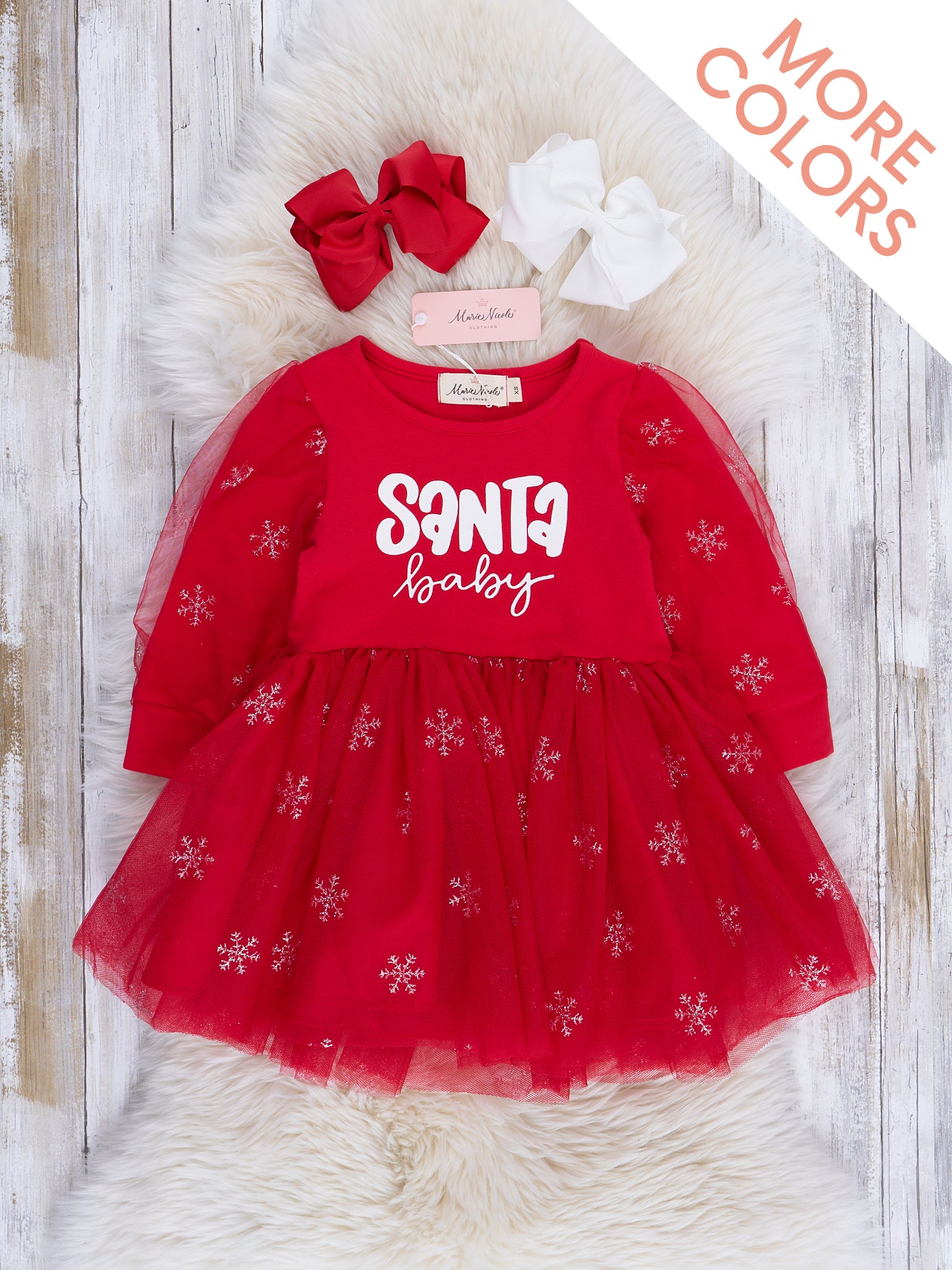 Magical Snowflakes Tulle Dress - Marie Nicole Clothing