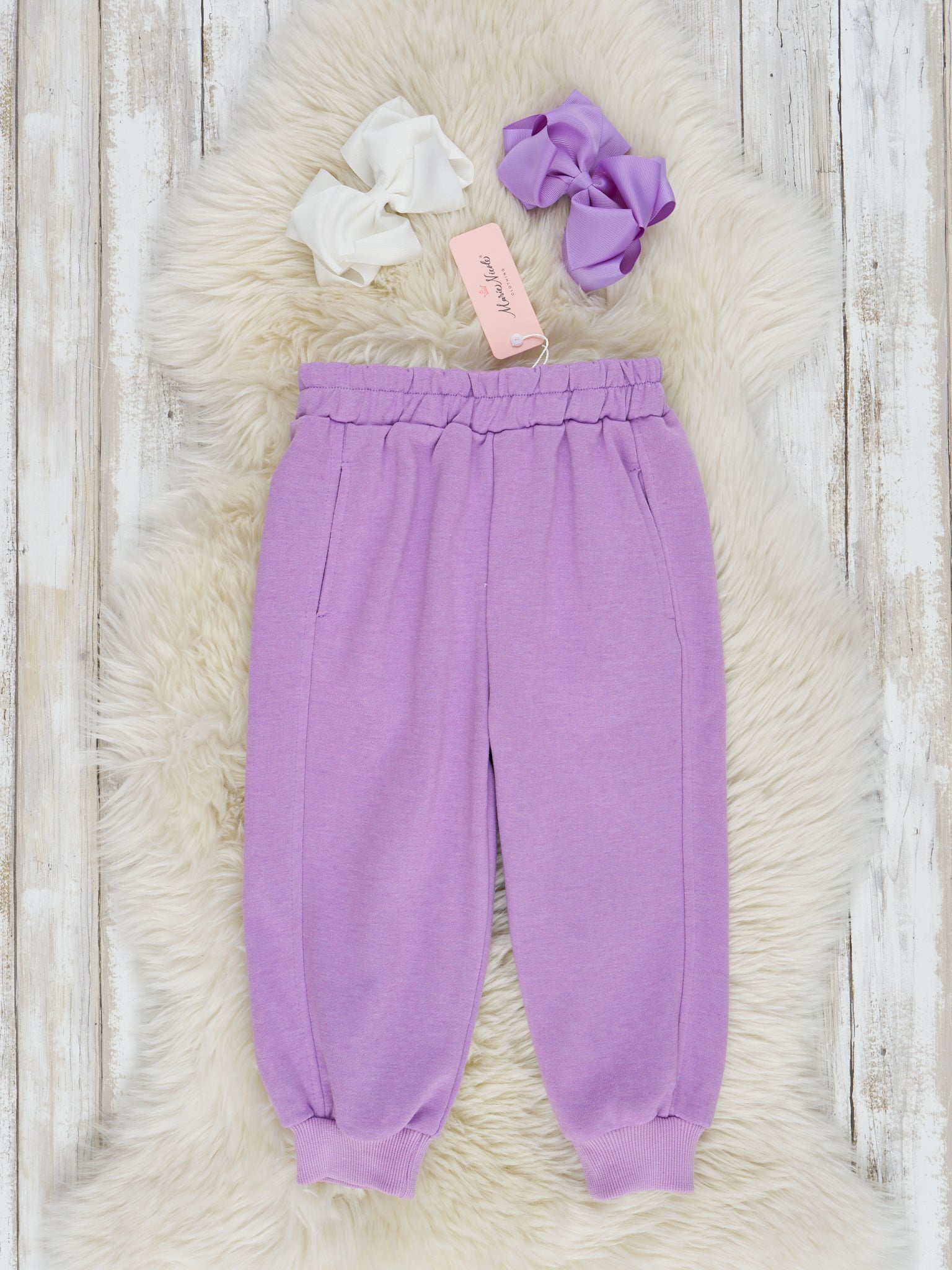 Soft Cotton Basic Joggers - Marie Nicole Clothing
