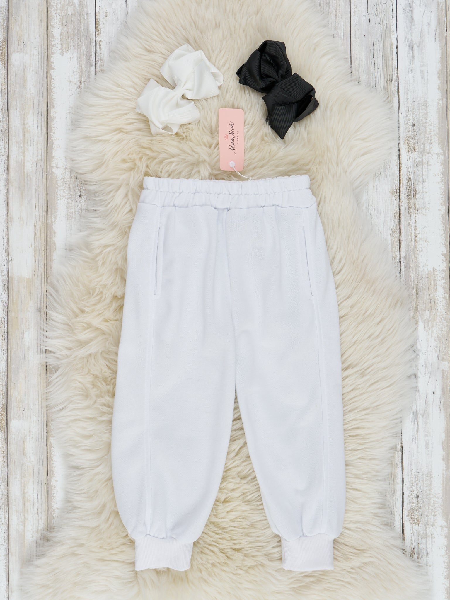 Soft Cotton Basic Joggers - Marie Nicole Clothing