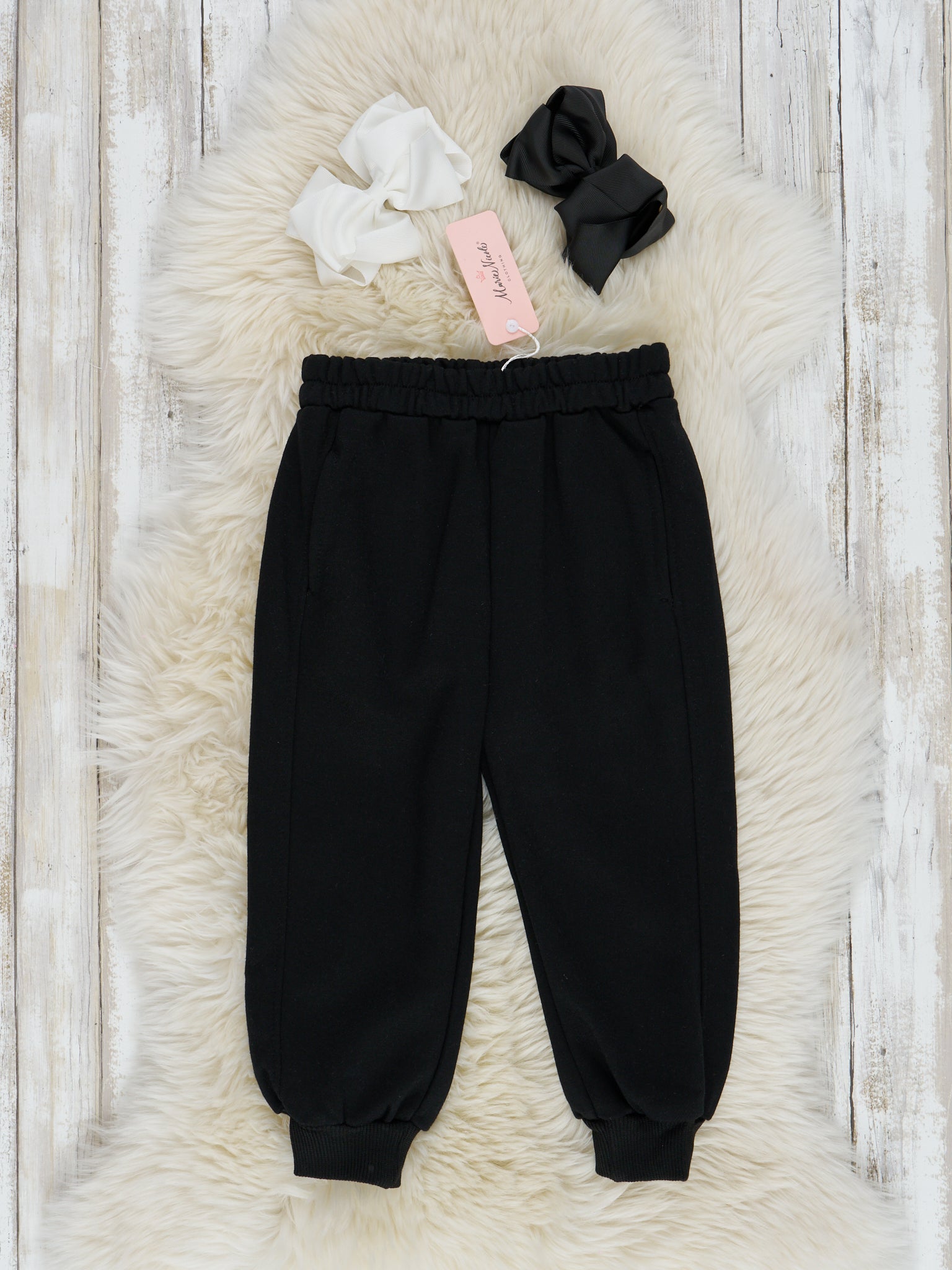 Soft Cotton Basic Joggers - Marie Nicole Clothing