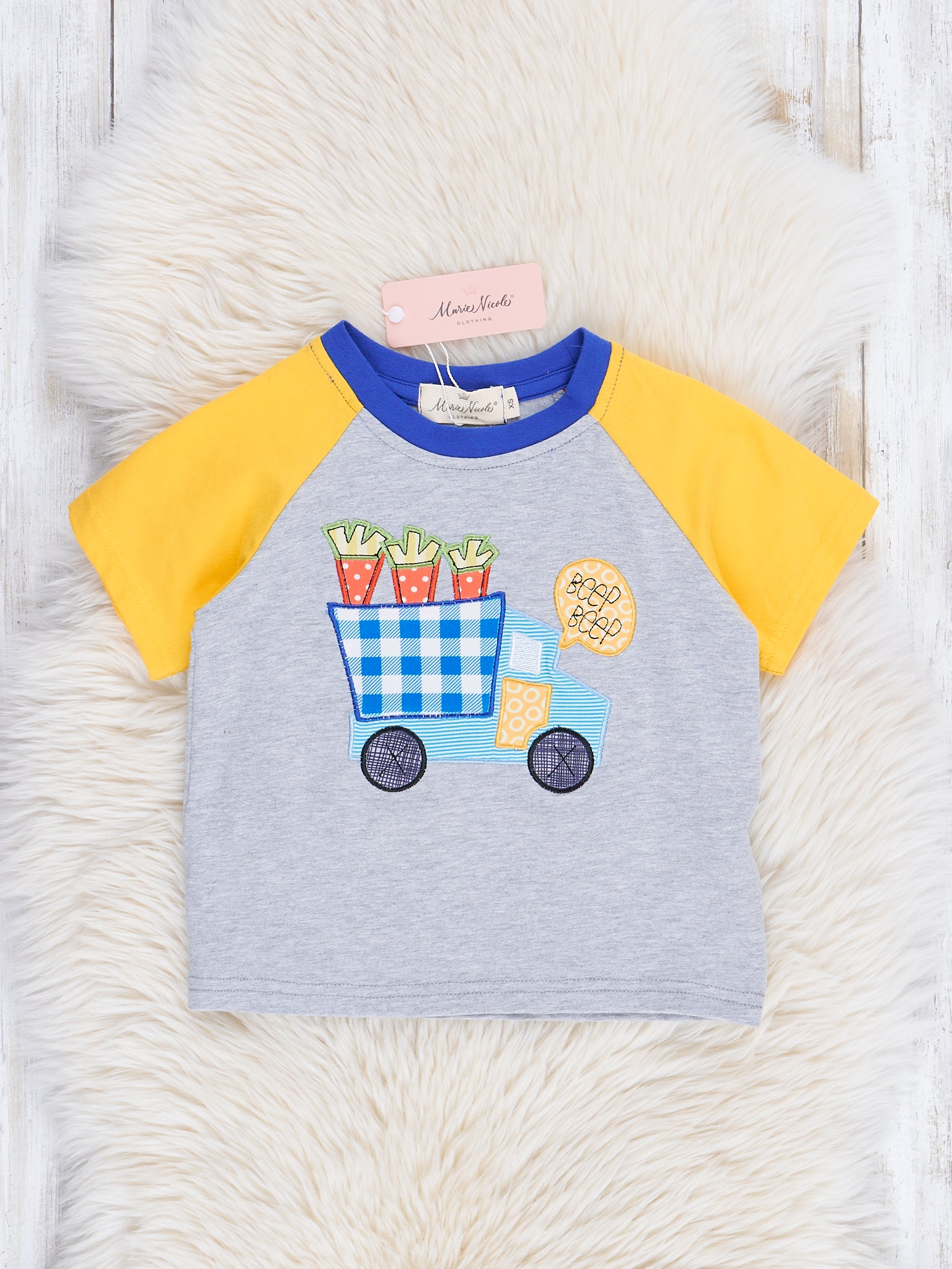 Carrot Truck Raglan Shirt - Marie Nicole Clothing