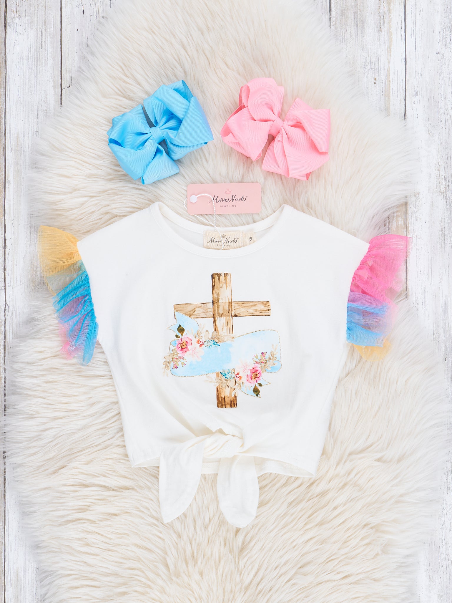 Cross Tie Tank & Tulle Skirt Outfit - Marie Nicole Clothing