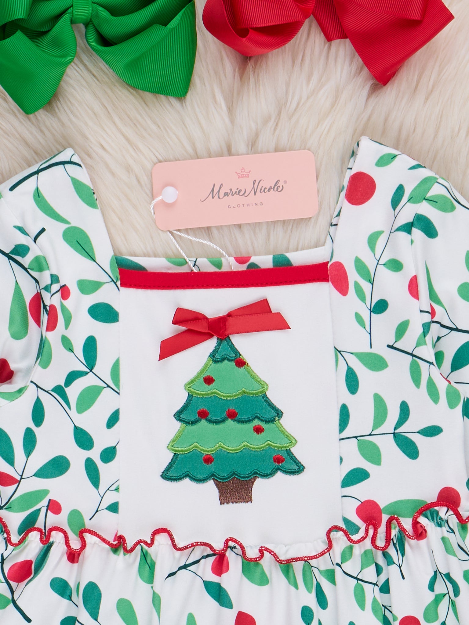 Christmas Berry Dress - Marie Nicole Clothing