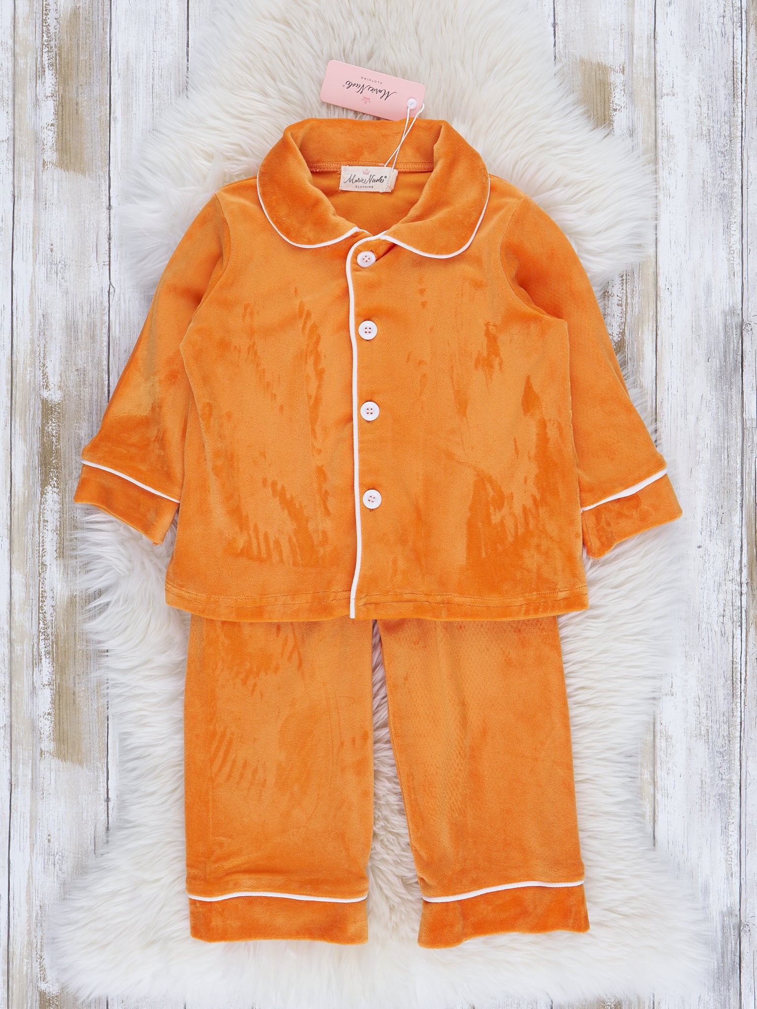 Boys' Autumn Velvet Classic Pajamas - Marie Nicole Clothing