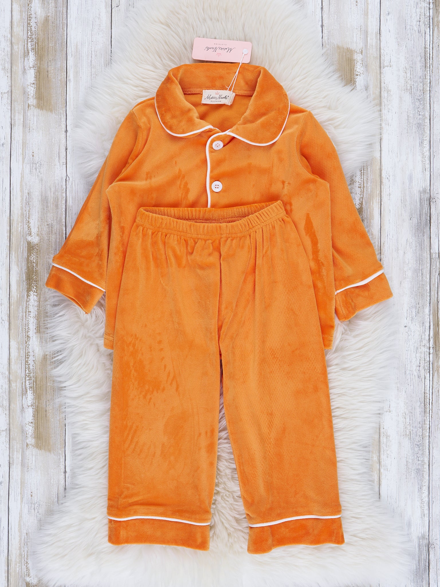 Boys' Autumn Velvet Classic Pajamas - Marie Nicole Clothing