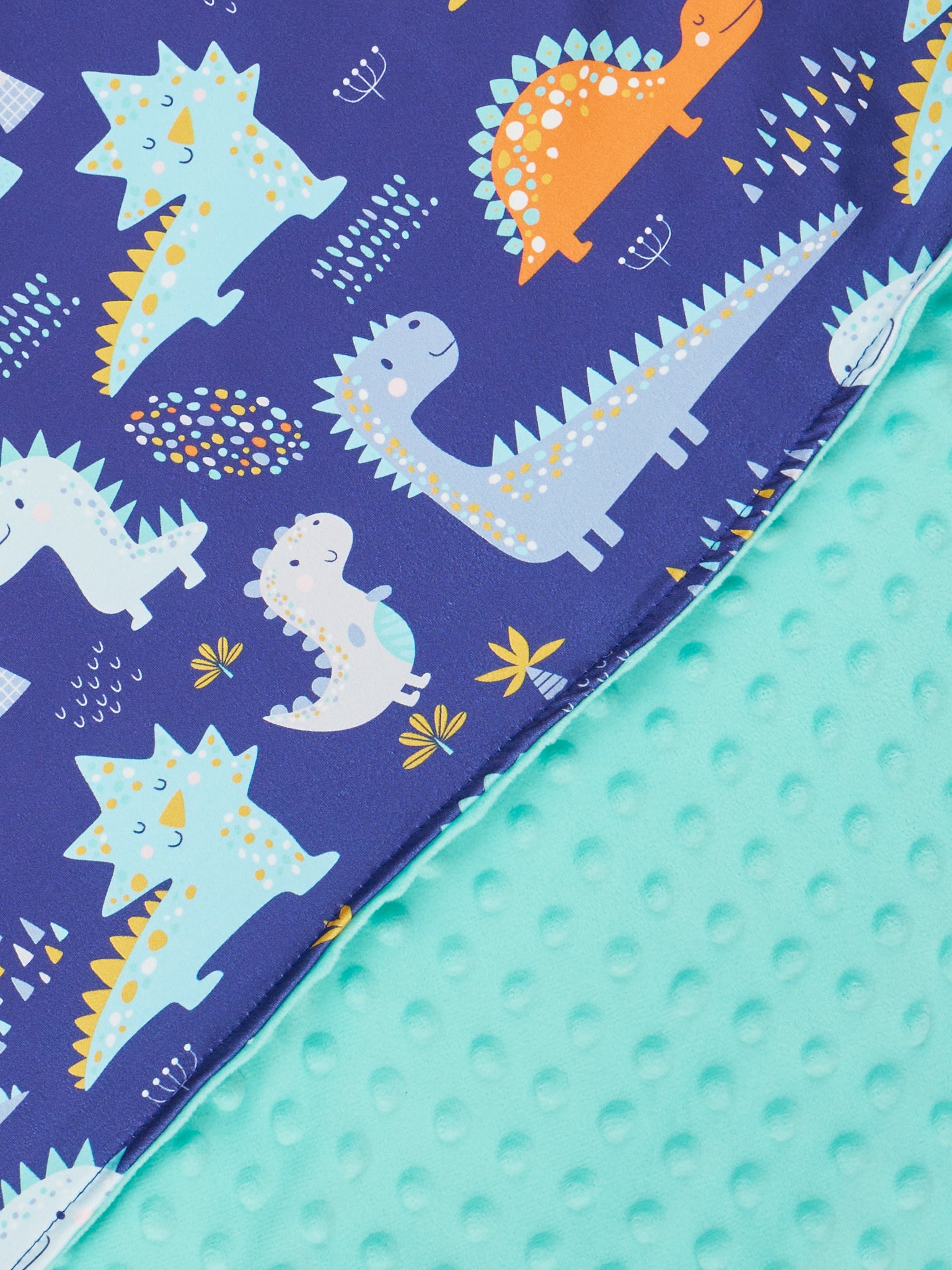 Dinosaur Friends Minky Blanket - Marie Nicole Clothing