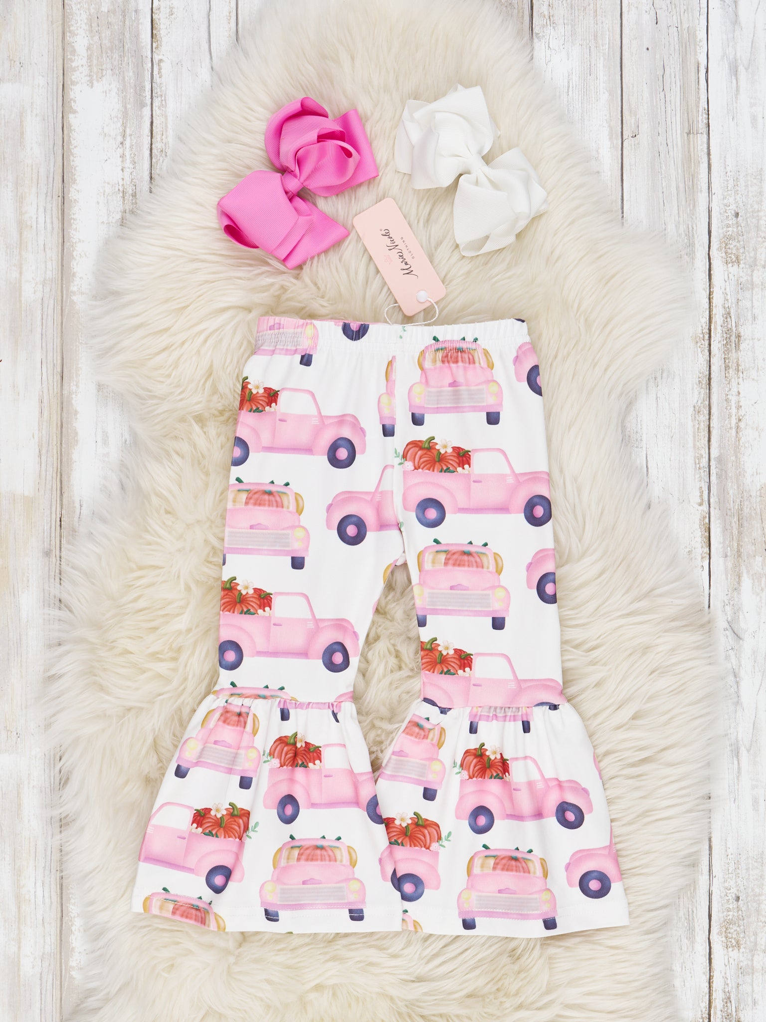 Autumn Harvest Bell Bottom Pants - Marie Nicole Clothing