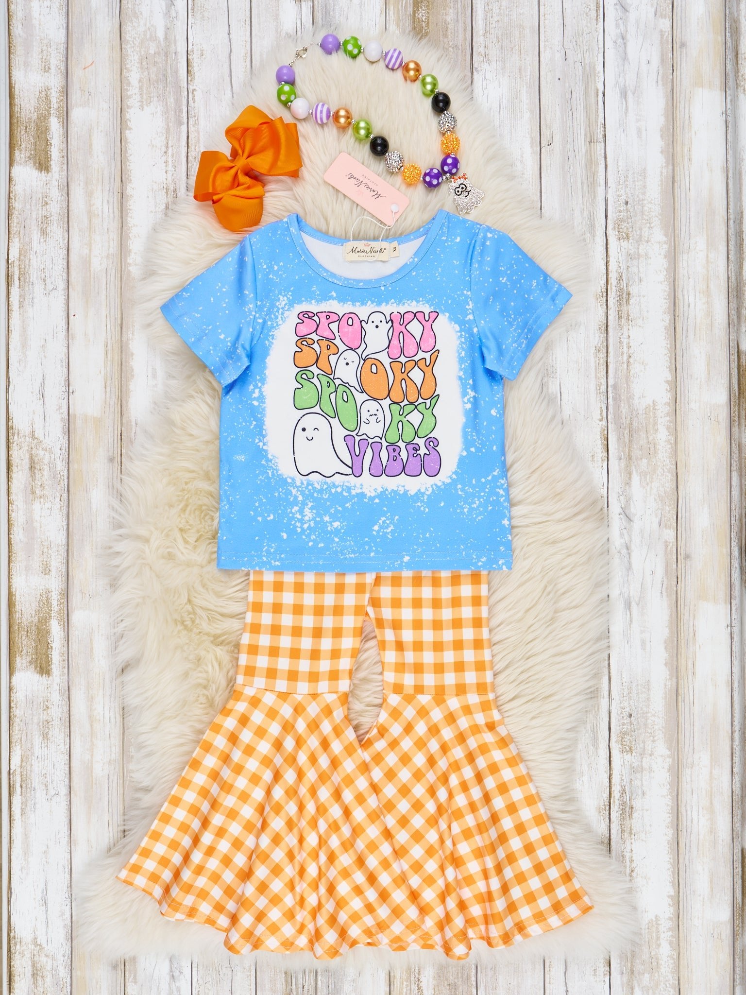 "Spooky Vibes" Bell Bottom Outfit - Marie Nicole Clothing