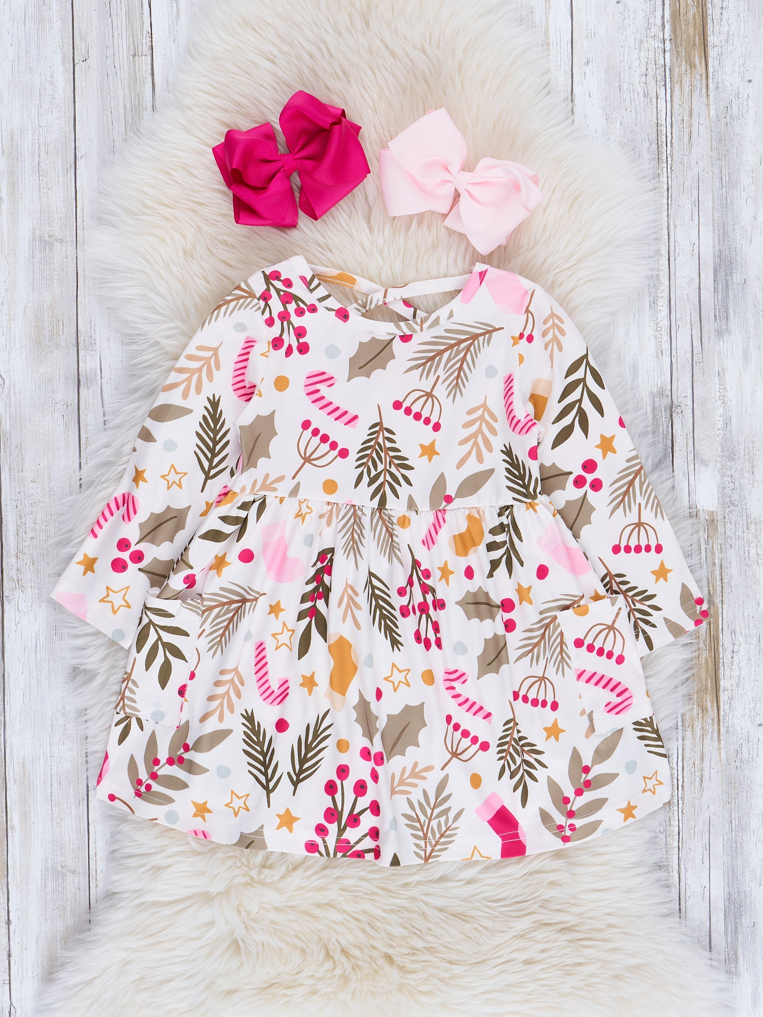 Christmas Wishes Swing Dress - Marie Nicole Clothing