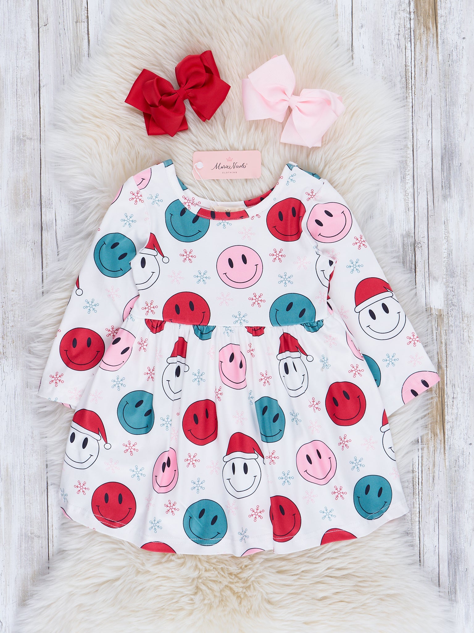Christmas Wishes Swing Dress - Marie Nicole Clothing