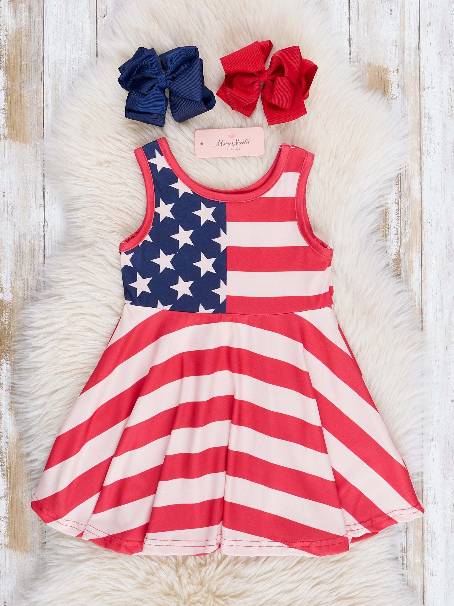 American Flag Dress - Marie Nicole Clothing