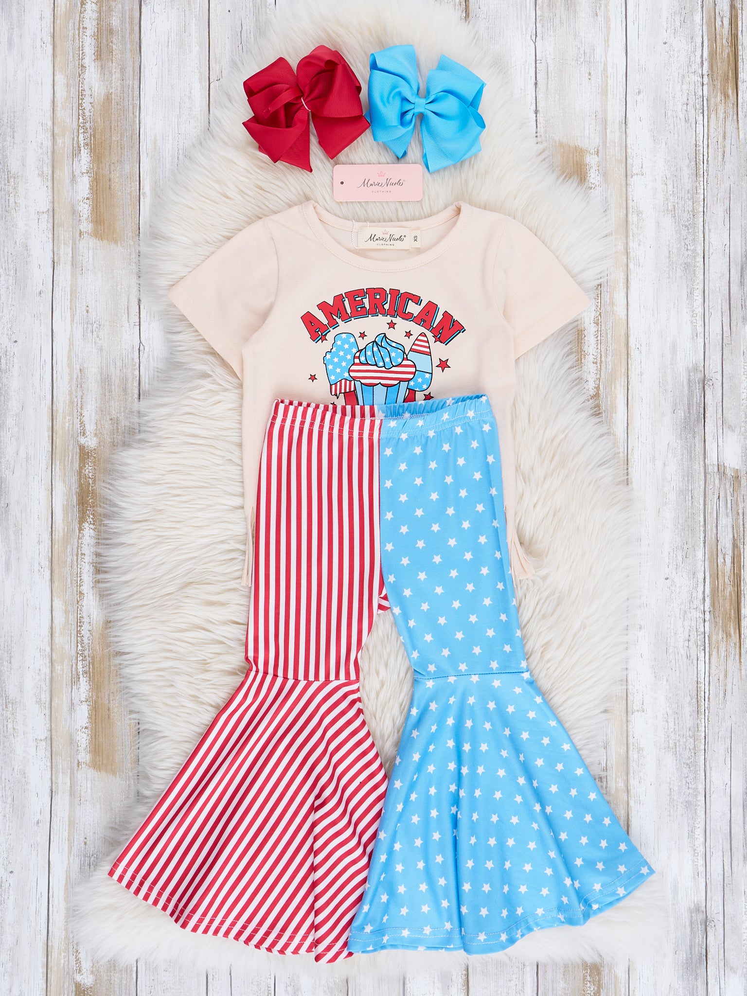 American Sweetie Bell Bottoms Outfit - Marie Nicole Clothing