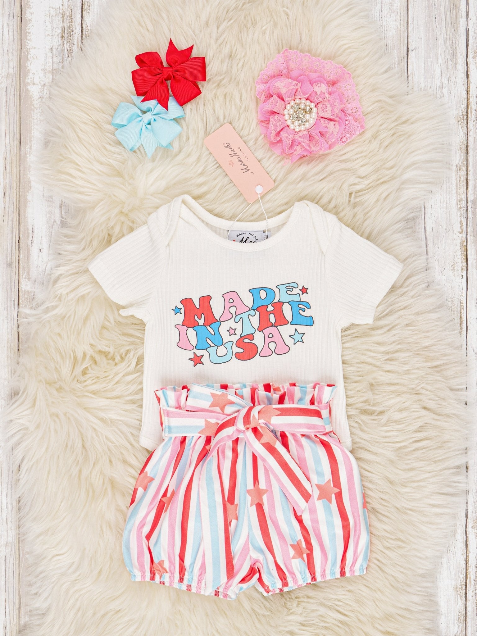 "Made In USA" Bloomers Outfit - Marie Nicole Clothing
