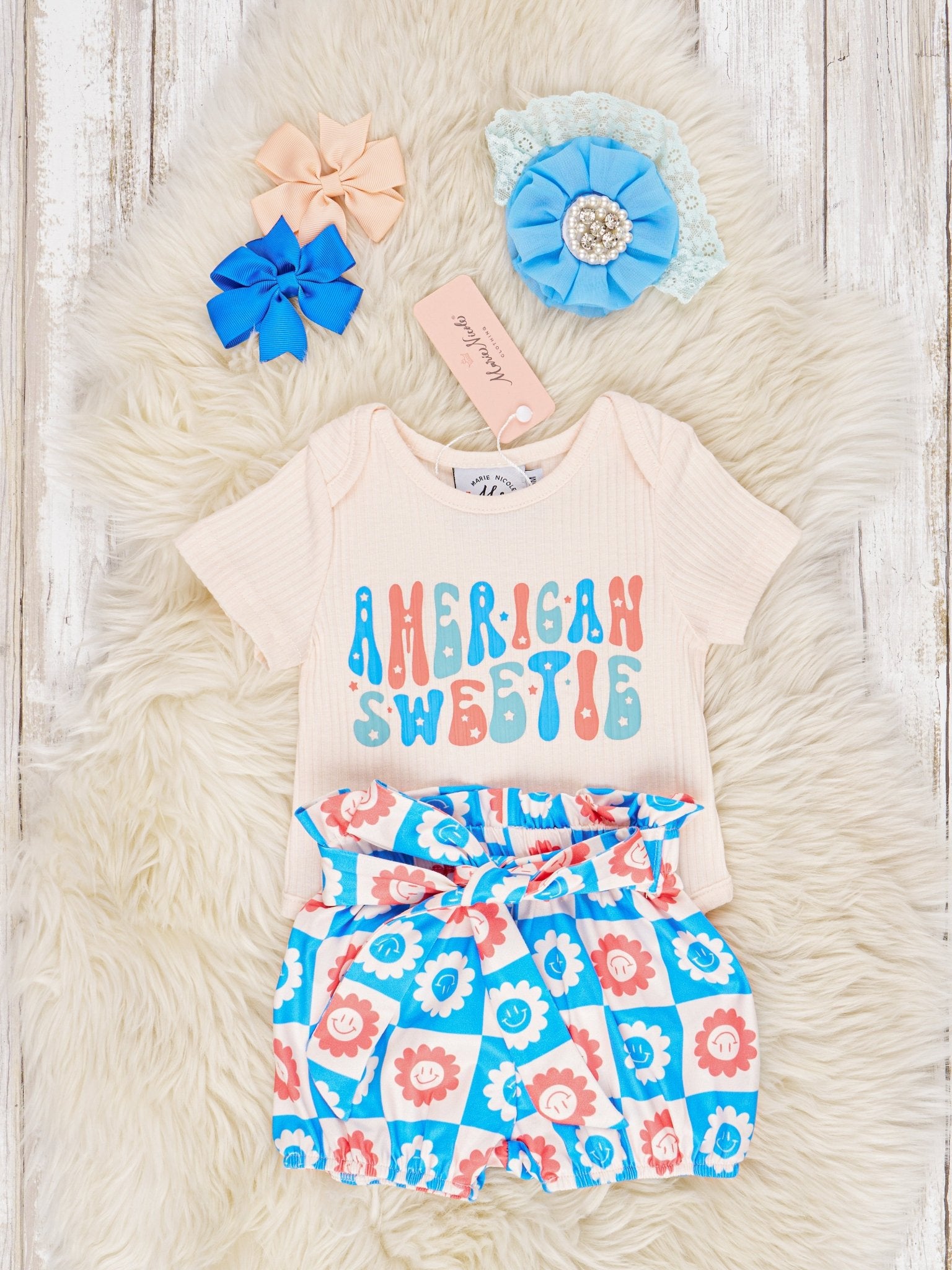 Retro "American Sweetie" Bloomers Outfit - Marie Nicole Clothing