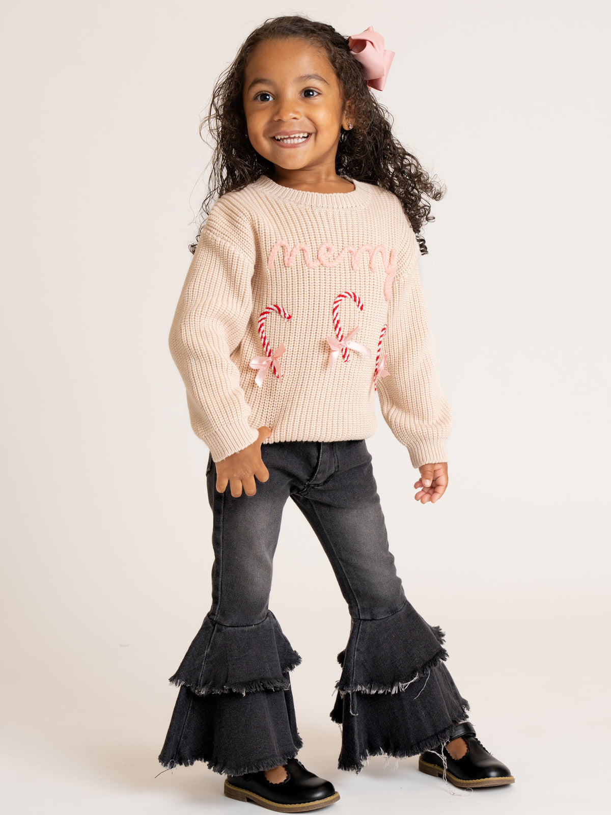 Merry Candy Canes Sweater - Marie Nicole Clothing