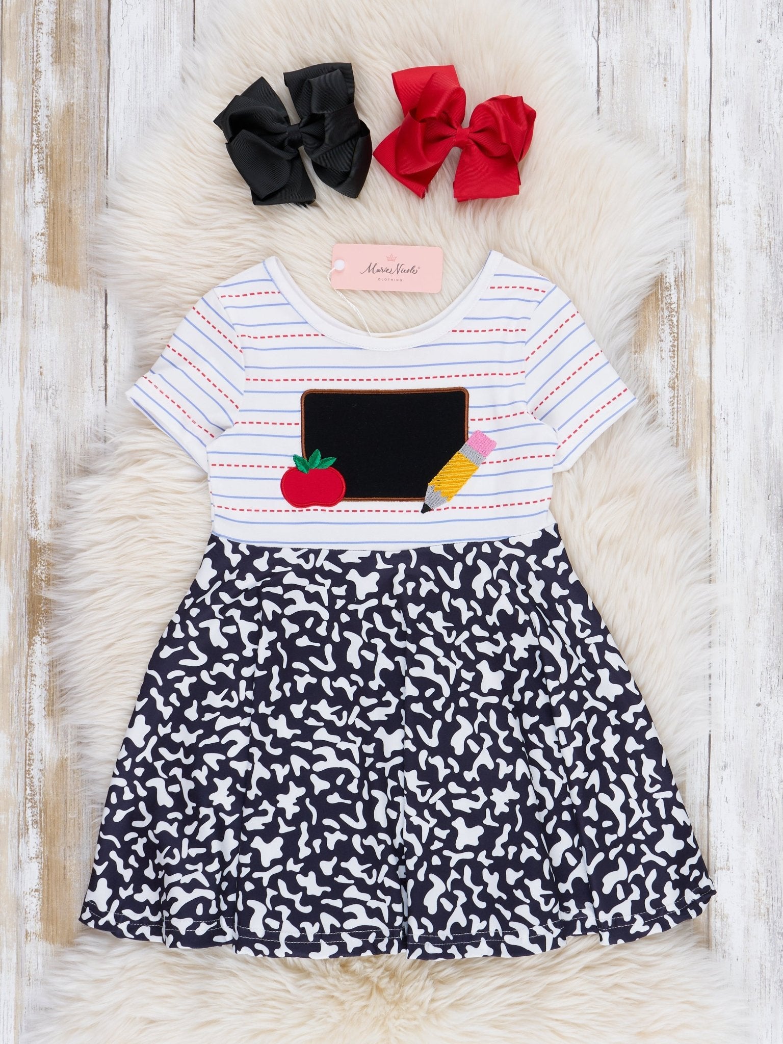 Composition Notebook Swing Dress - Marie Nicole Clothing