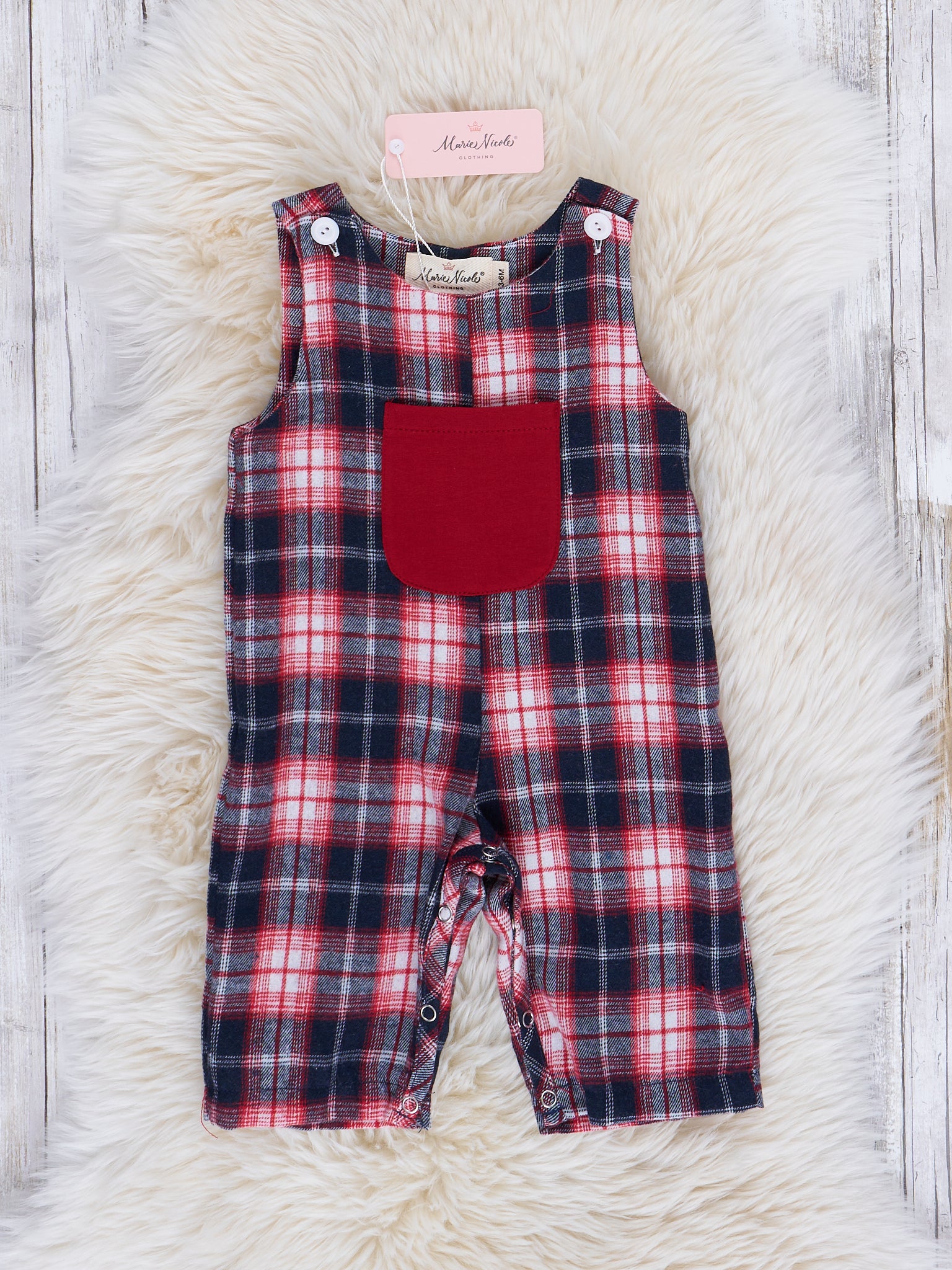 Joyous Plaid Pocket Johnny - Marie Nicole Clothing